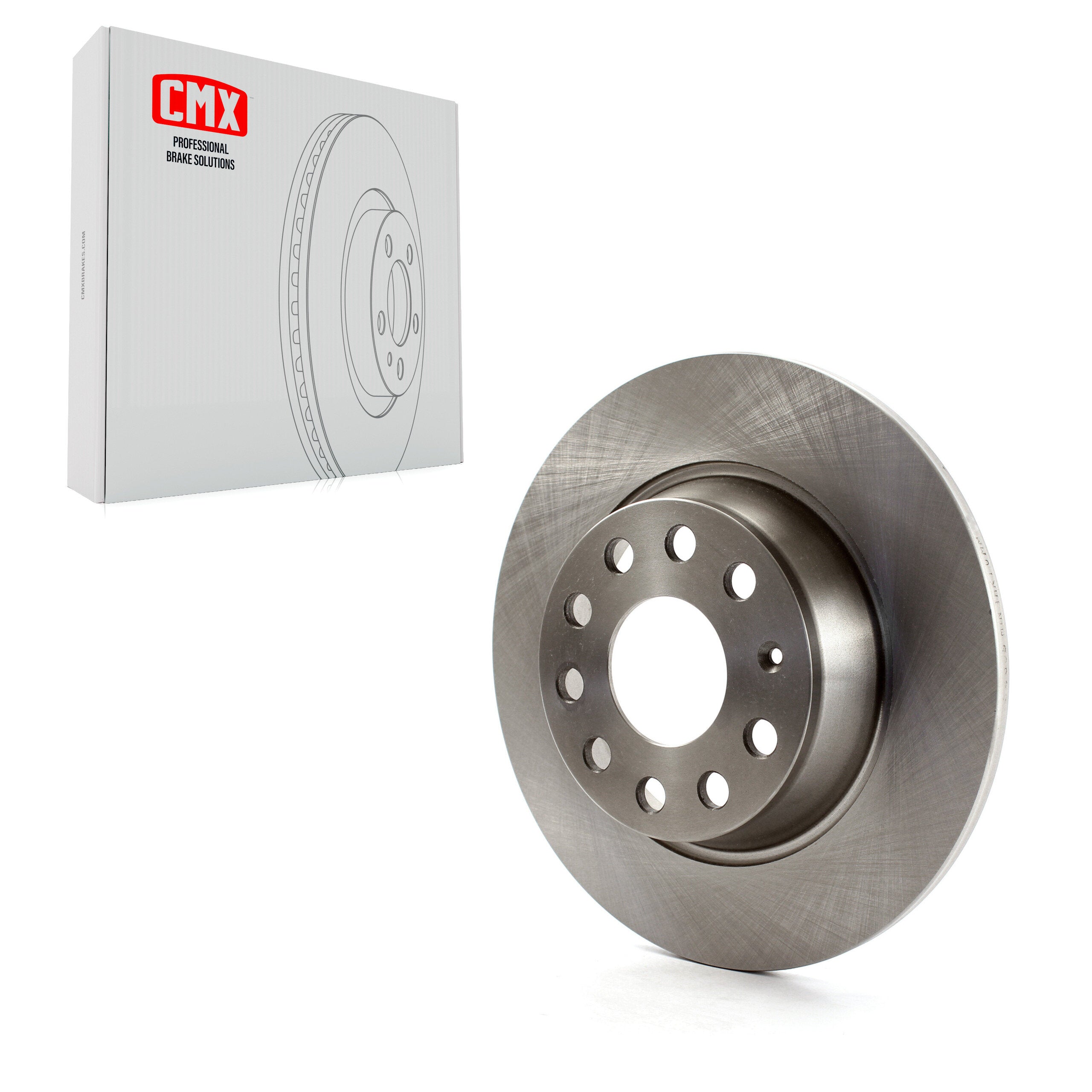 CMX 8-980684 Disc Brake Rotor for 2005-2010 Volkswagen GTI, Audi A3, Volkswagen Passat - Rear