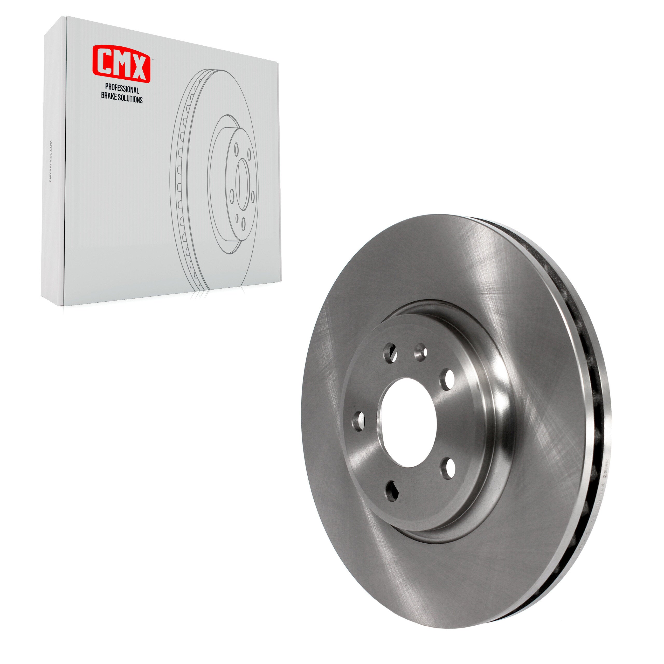 CMX 8-980697 Disc Brake Rotor for 2008-2013 Audi A4 allroad, Audi A4 Quattro, Audi A5 - Front