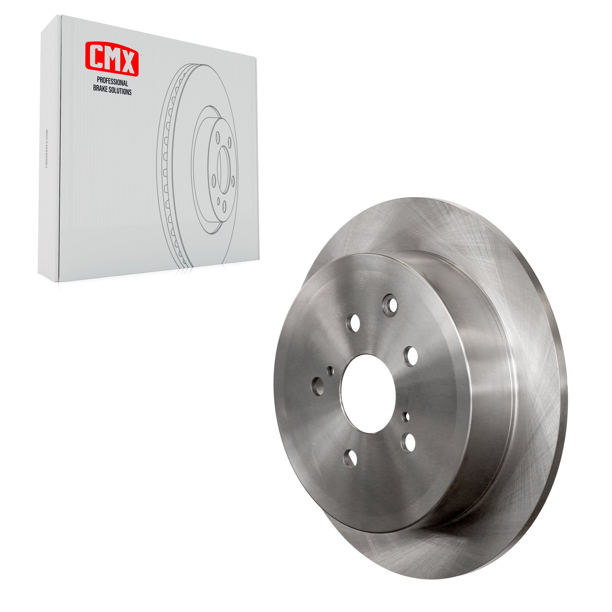 CMX 8-980757 Disc Brake Rotor for 2010-2020 Toyota Highlander, Toyota Sienna, Lexus RX350 - Rear