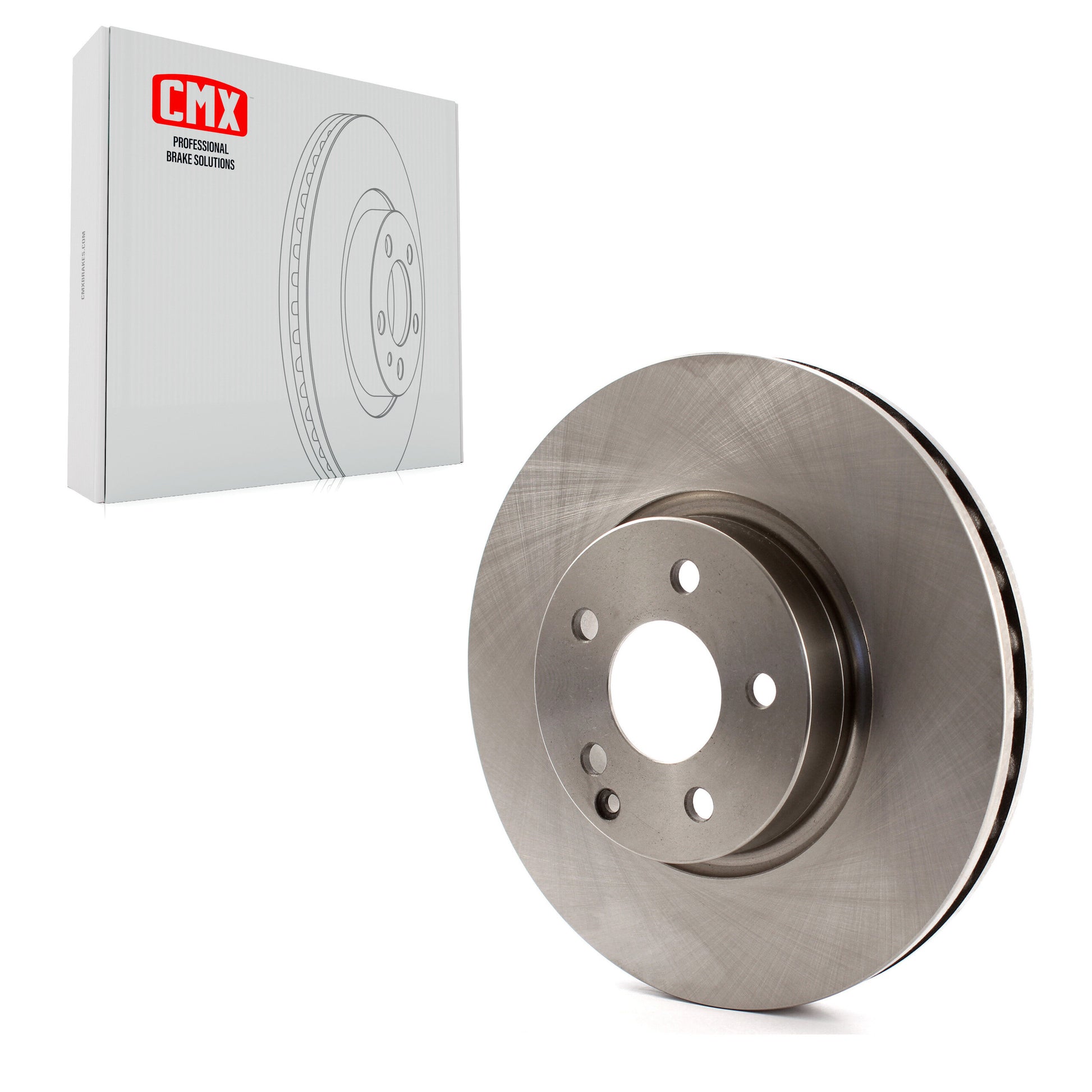 CMX 8-980793 Disc Brake Rotor for 2008-2019 Mercedes-Benz SLC300, Mercedes-Benz C300, Mercedes-Benz E250 - Front