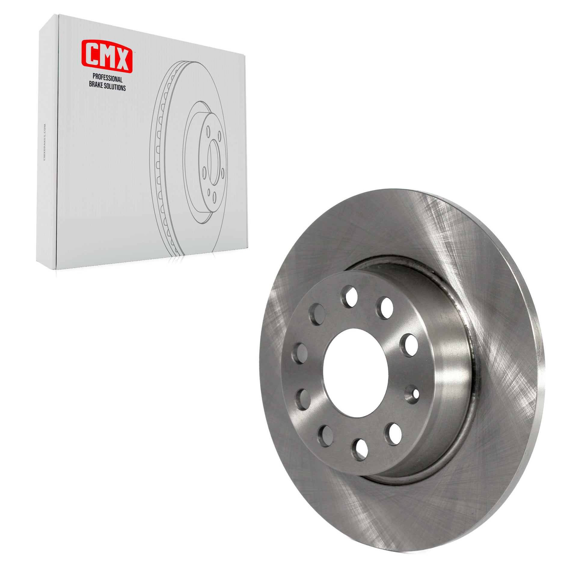 CMX 8-980798 Disc Brake Rotor for 2009-2025 Audi A3, Audi A3 Quattro, Volkswagen Taos - Rear