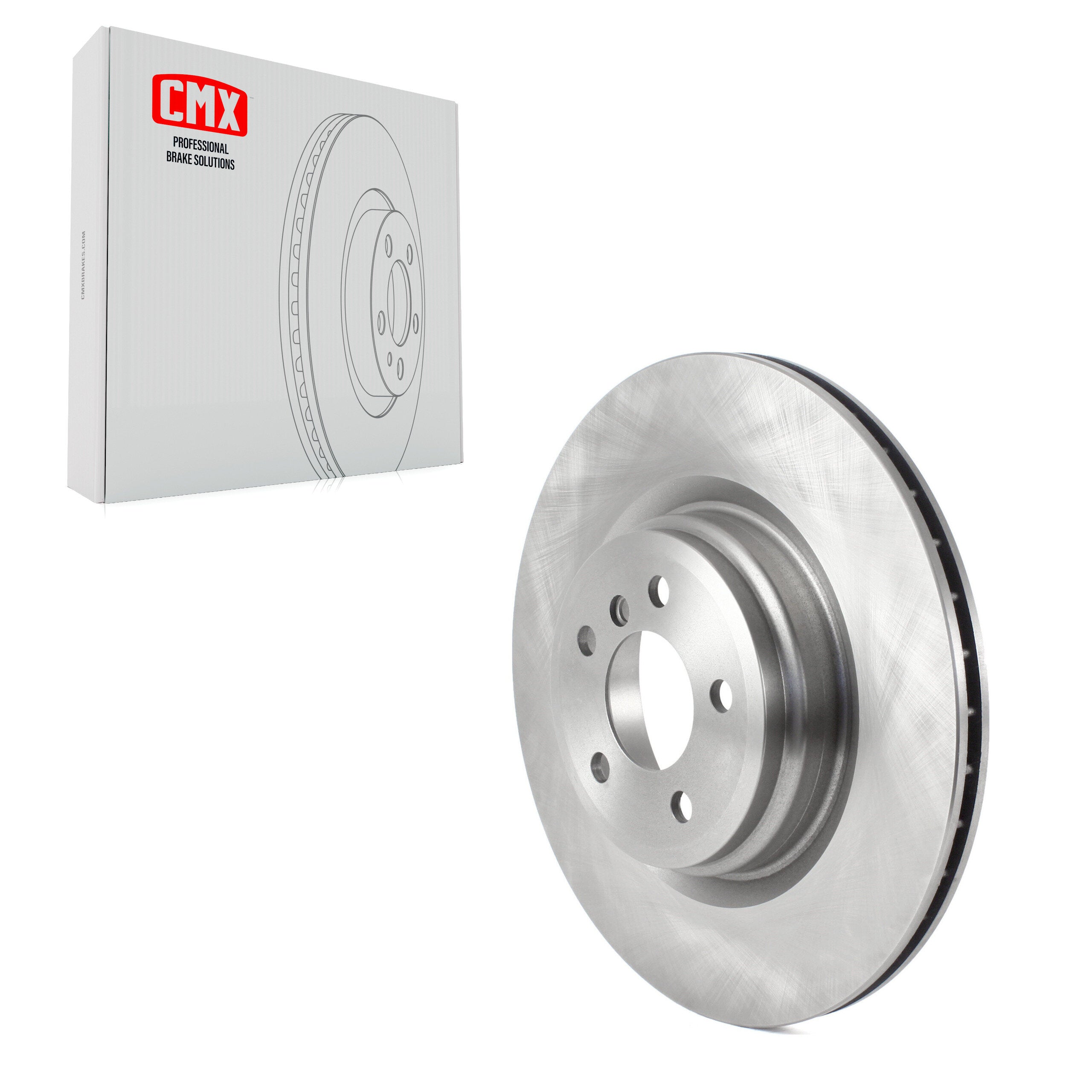 CMX 8-980804 Disc Brake Rotor for 2009-2019 BMW Alpina B6 Gran Coupe, BMW Alpina B6 xDrive Gran Coupe, BMW ActiveHybrid 7 - Rear