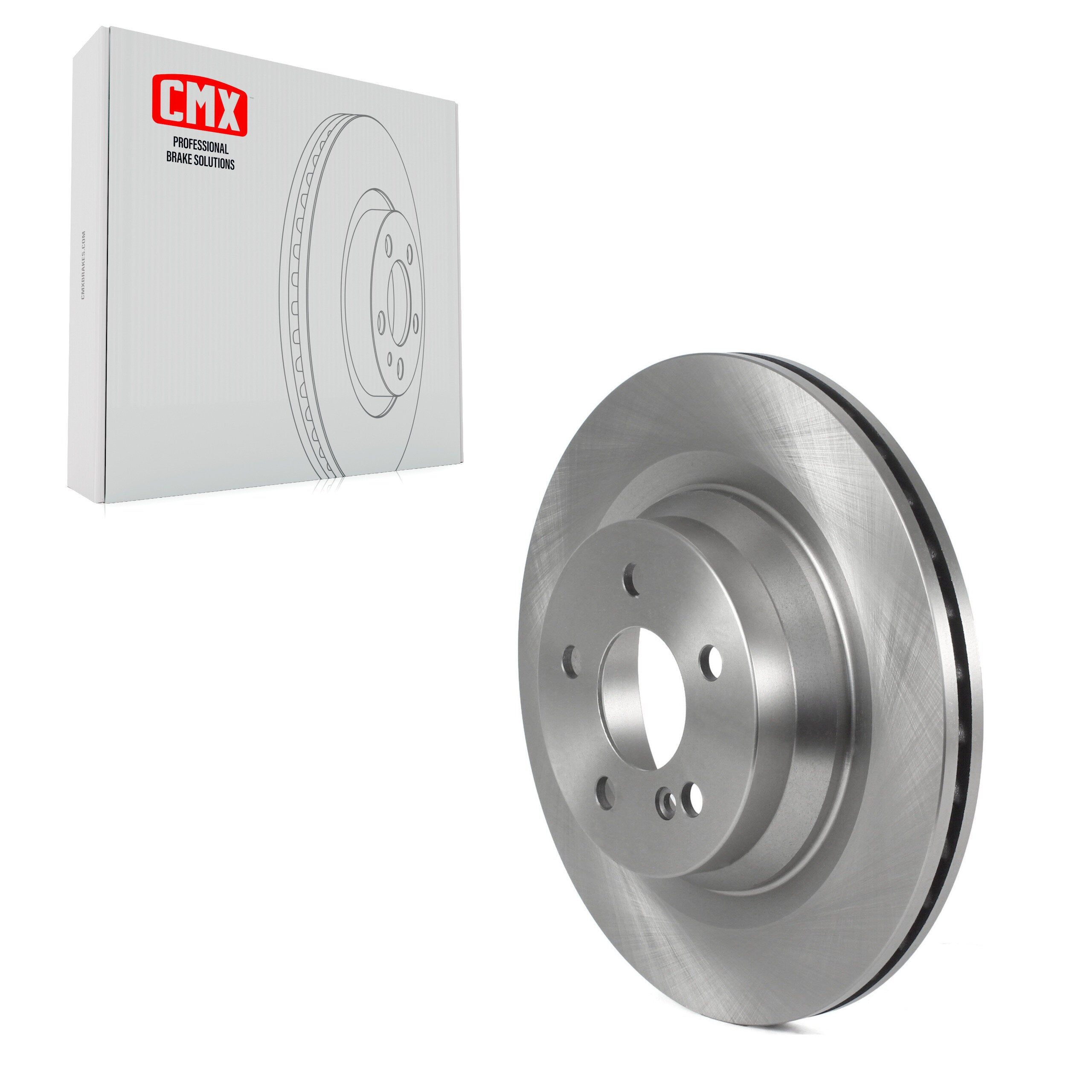 CMX 8-980819 Disc Brake Rotor for 2010-2018 Mercedes-Benz E550, Mercedes-Benz CLS550 - Rear