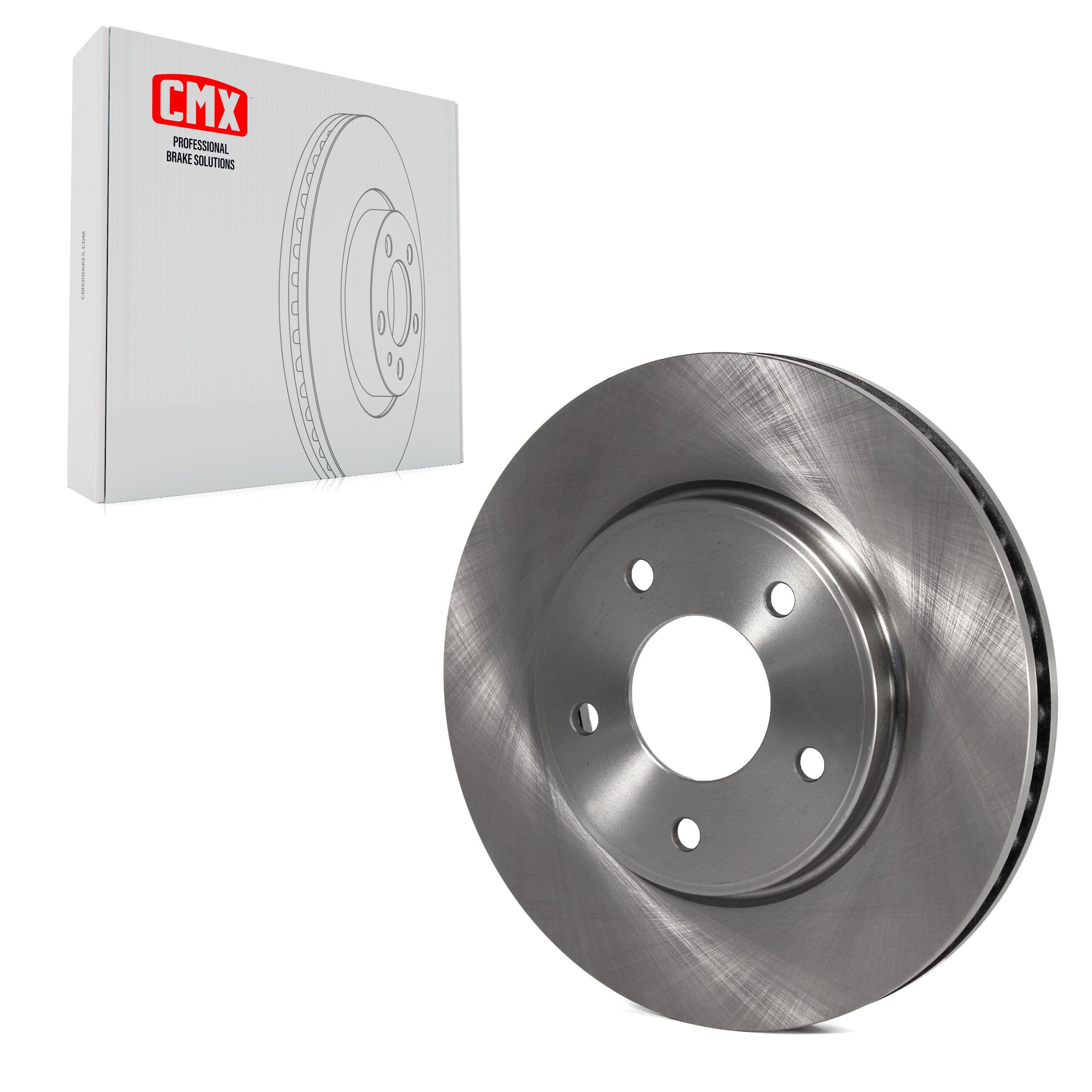 CMX 8-980865 Disc Brake Rotor for 2011-2025 Nissan LEAF, Chevrolet City Express, Nissan NV200 - Front