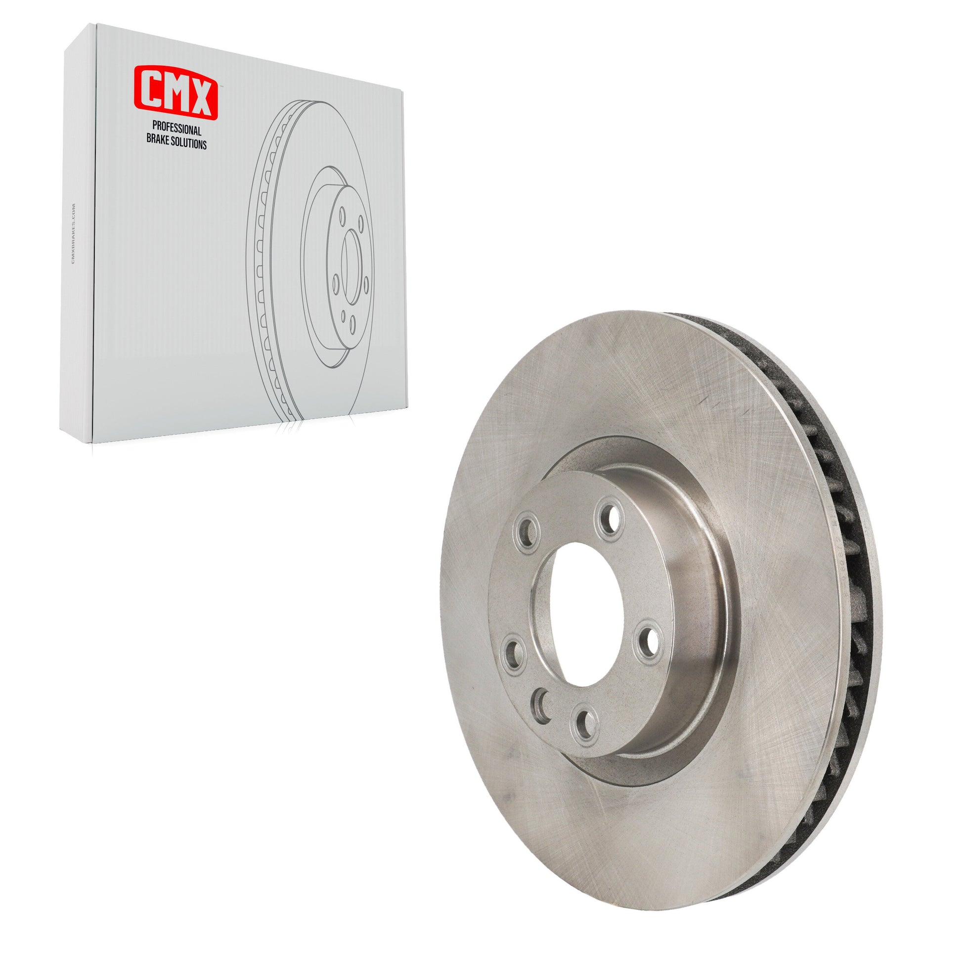 CMX 8-980872 Disc Brake Rotor for 2011-2018 Porsche Cayenne, Volkswagen Touareg - Front Left