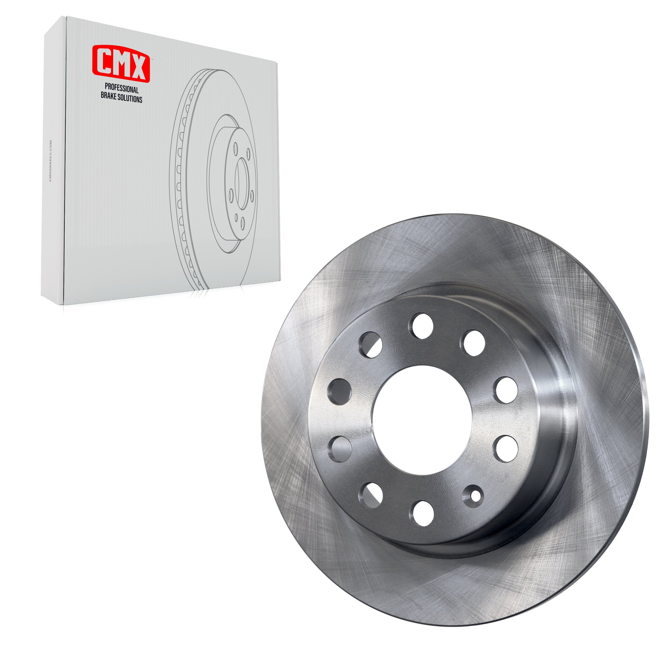 CMX 8-980874 Disc Brake Rotor for 2009-2019 Volkswagen Golf Alltrack, Volkswagen Golf, Volkswagen Golf SportWagen - Rear