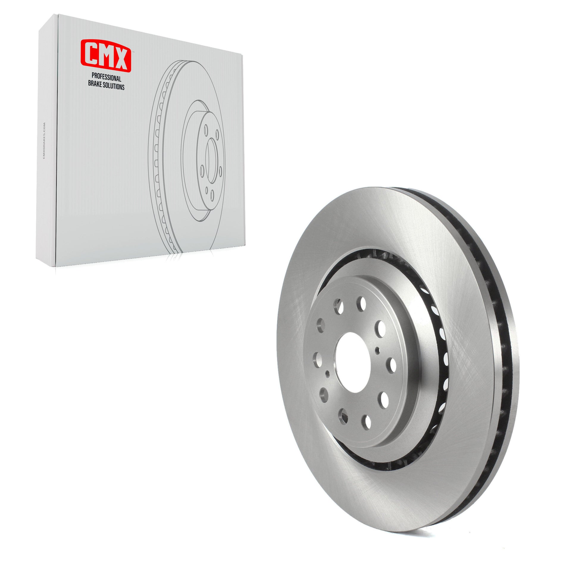 CMX 8-980878 Disc Brake Rotor for 2011-2018 Audi A8 Quattro, Audi S6, Audi S7 - Rear