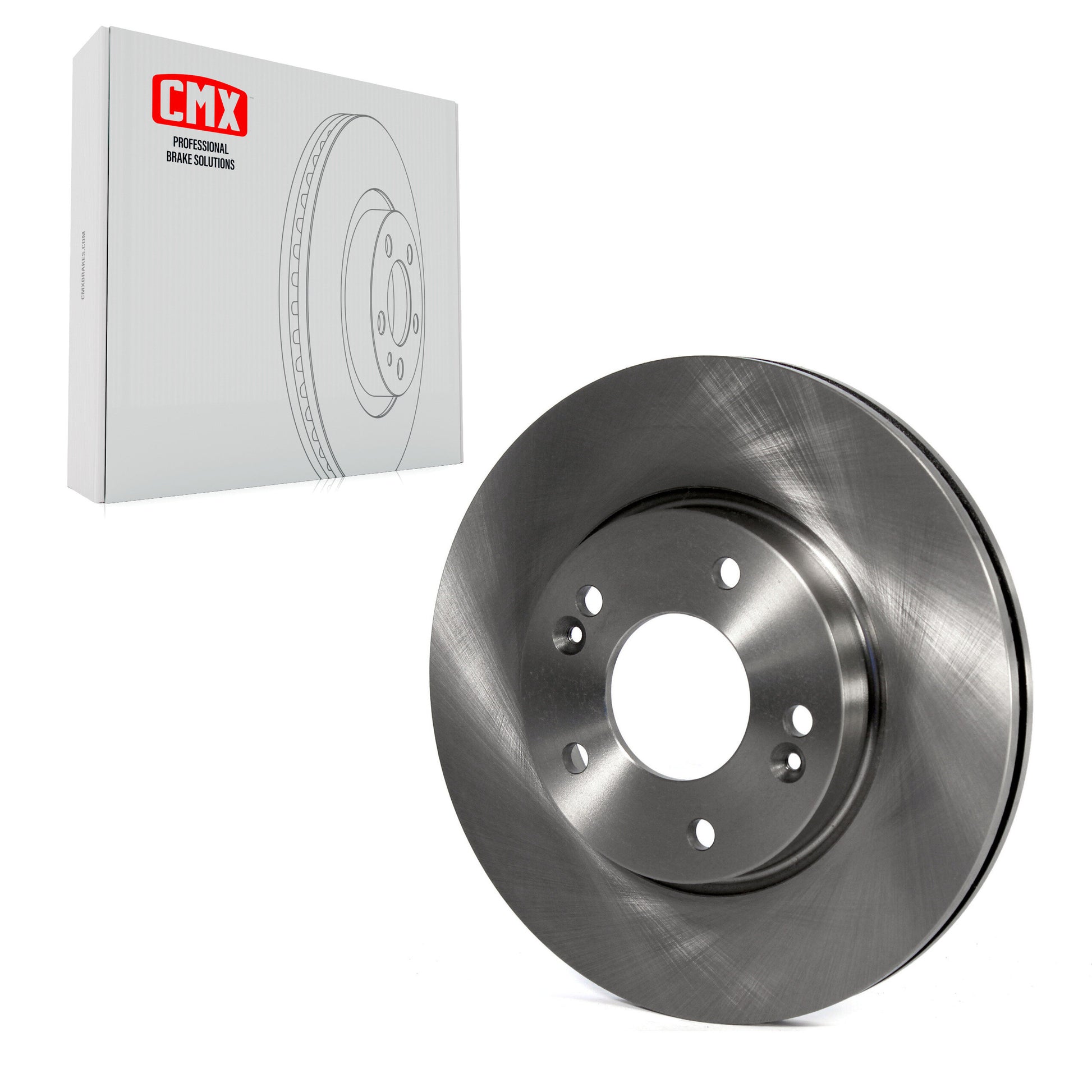 CMX 8-980897 Disc Brake Rotor for 2011-2025 Kia Soul, Kia Seltos, Hyundai Venue - Front