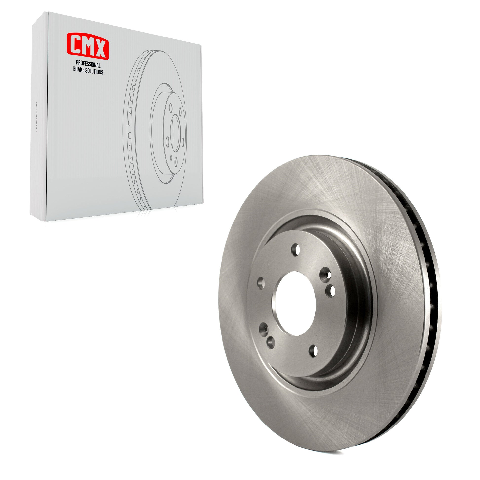 CMX 8-980915 Disc Brake Rotor for 2011-2024 Kia Optima, Hyundai Nexo, Hyundai Sonata - Front