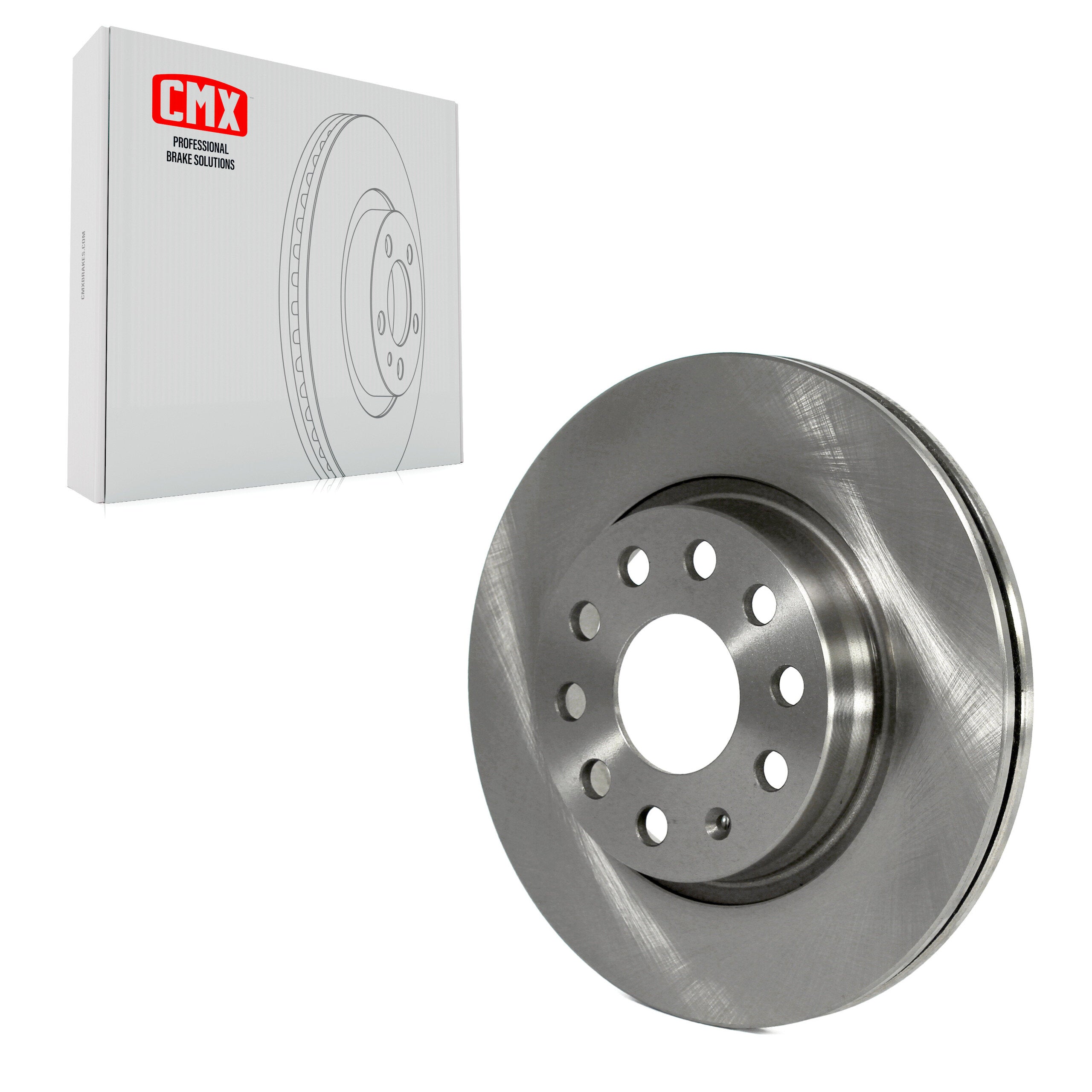 CMX 8-980929 Disc Brake Rotor for 2011-2015 Volkswagen GTI, Audi A3 Quattro, Volkswagen Jetta - Front