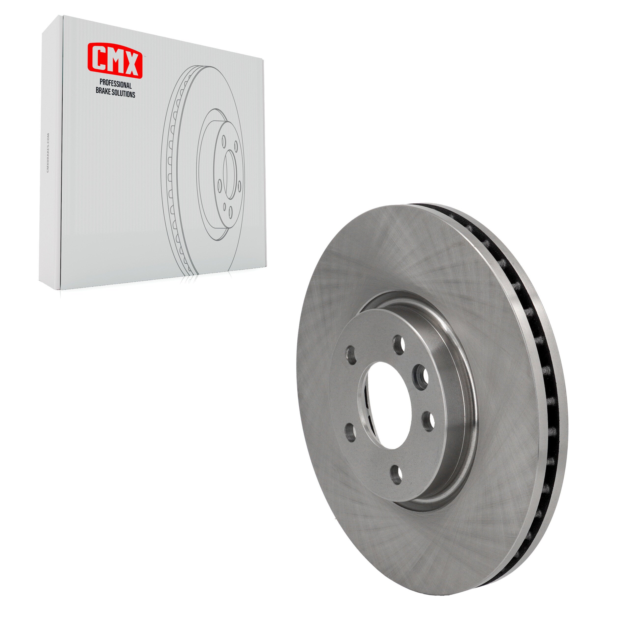CMX 8-980953 Disc Brake Rotor for 2009-2016 Volkswagen CC, Volkswagen Passat CC - Front