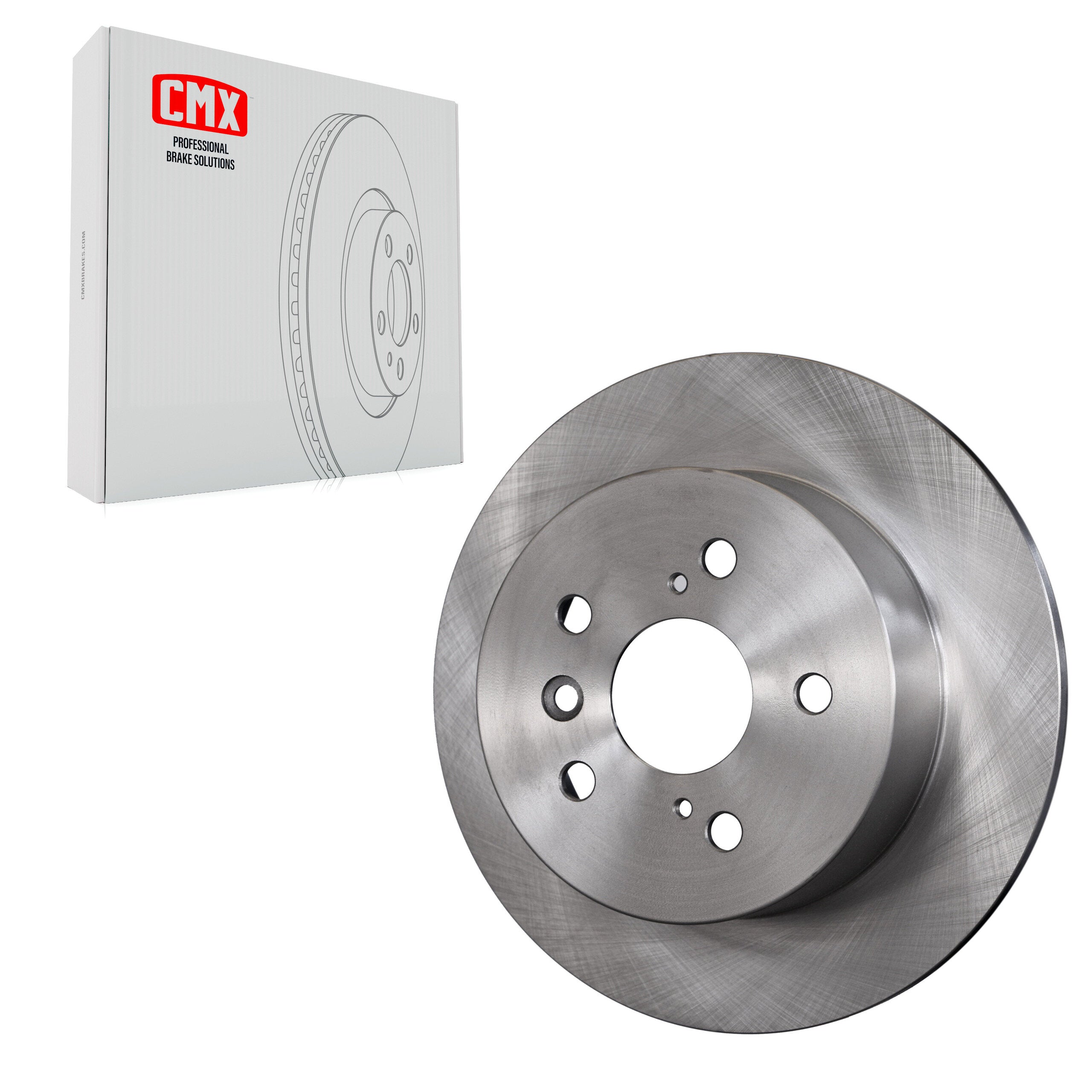 CMX 8-980972 Disc Brake Rotor for 2012-2018 Lexus ES300h, Lexus ES350, Toyota Avalon - Rear