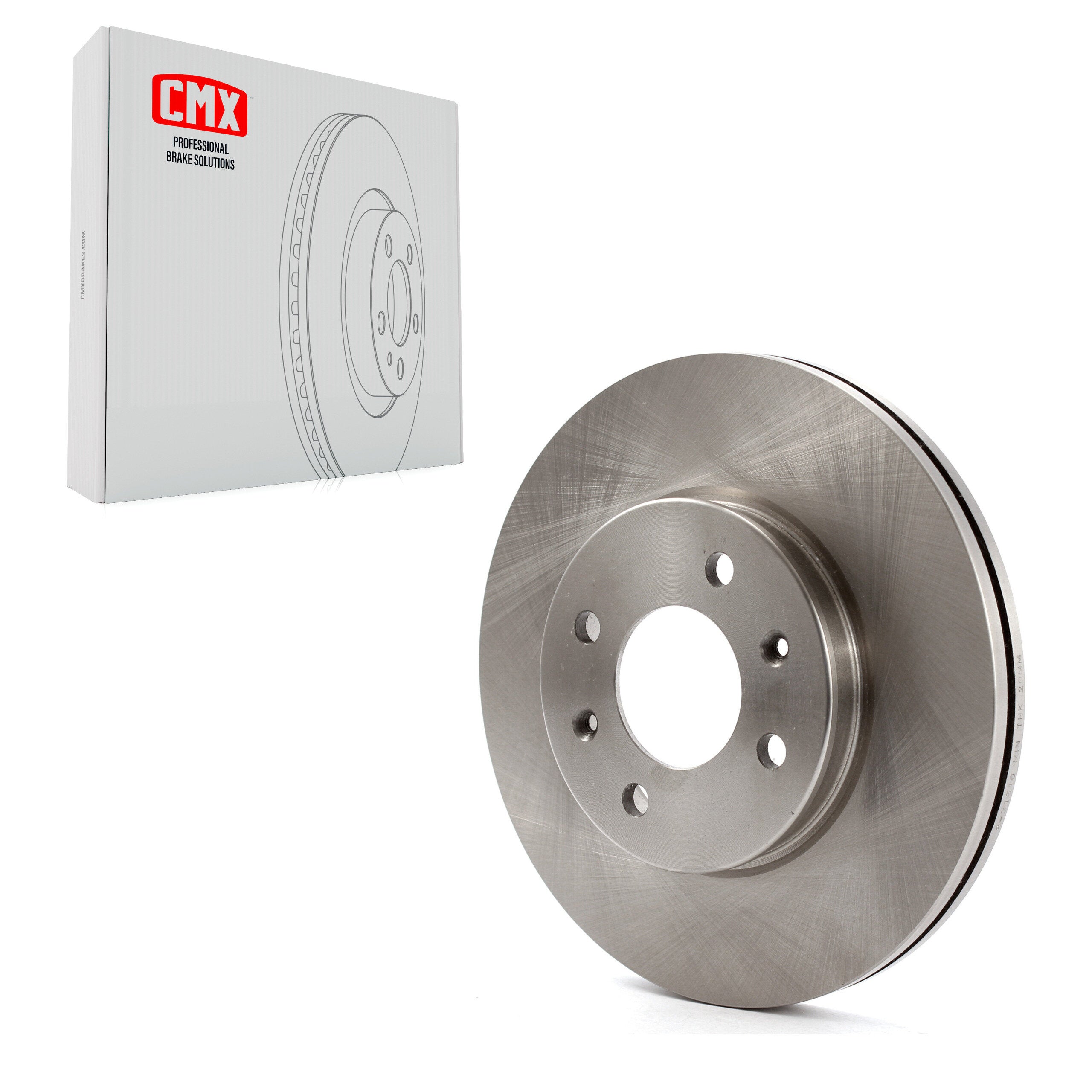 CMX 8-980978 Disc Brake Rotor for 2012-2018 Kia Rio, Hyundai Accent - Front