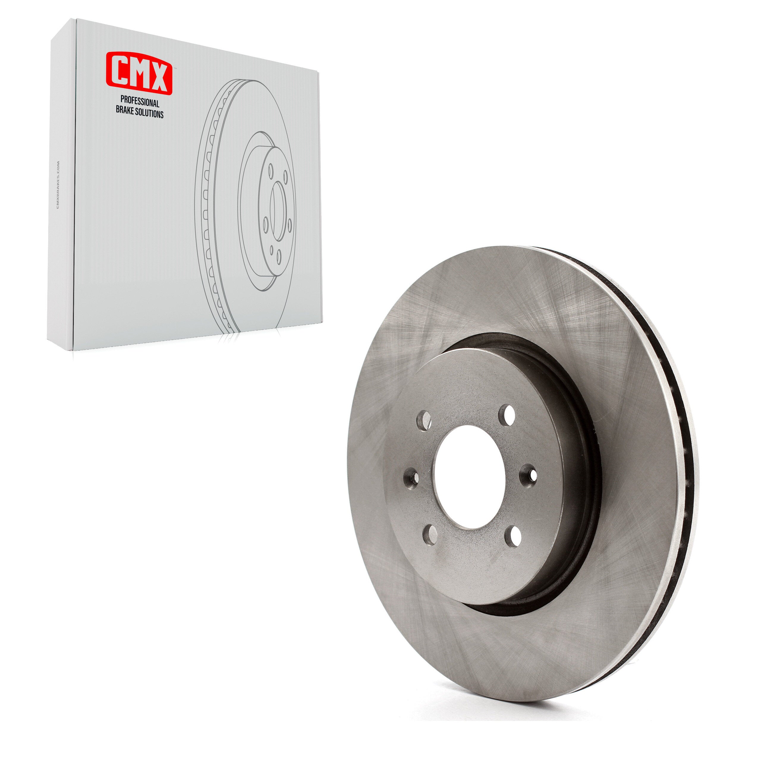 CMX 8-980979 Disc Brake Rotor for 2012-2023 Kia Rio, Hyundai Accent - Front