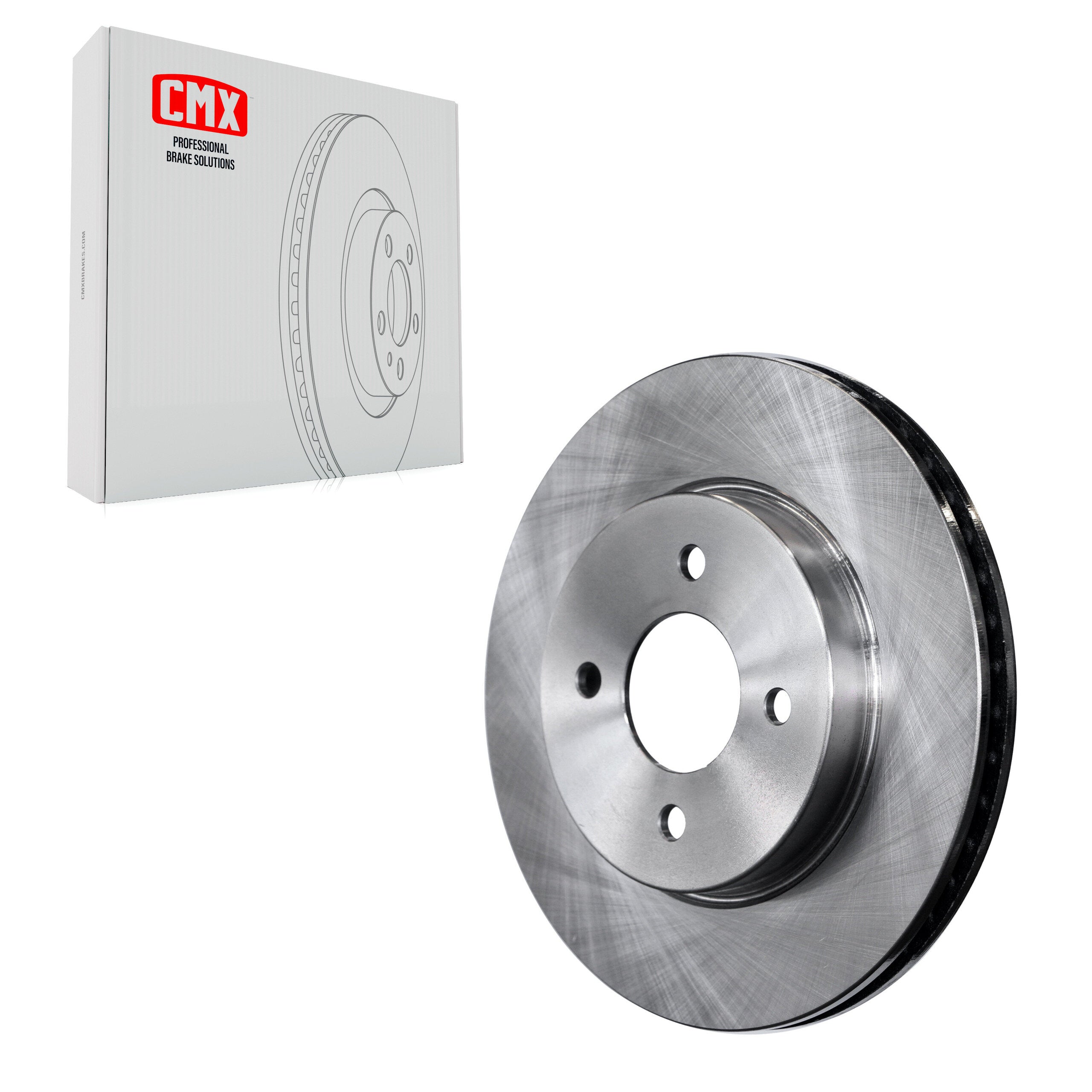 CMX 8-980981 Disc Brake Rotor for 2012-2019 Nissan Micra, Nissan Versa Note, Nissan Versa - Front