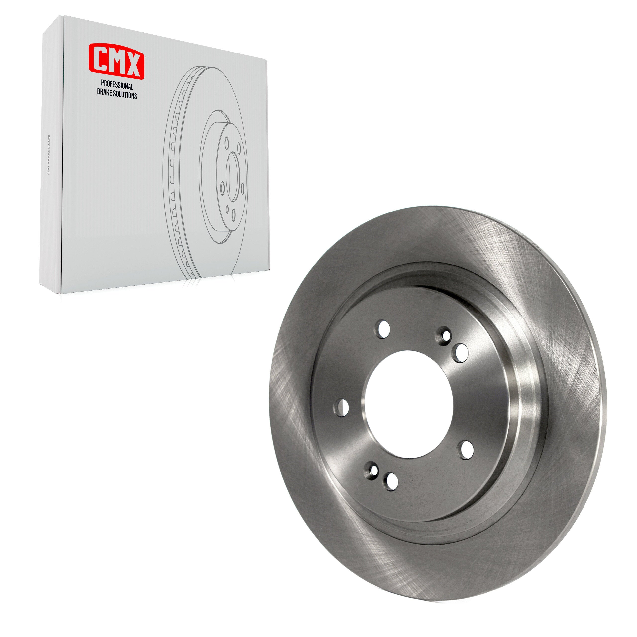CMX 8-981009 Disc Brake Rotor for 2013-2025 Kia K5, Hyundai Kona, Hyundai Sonata - Rear
