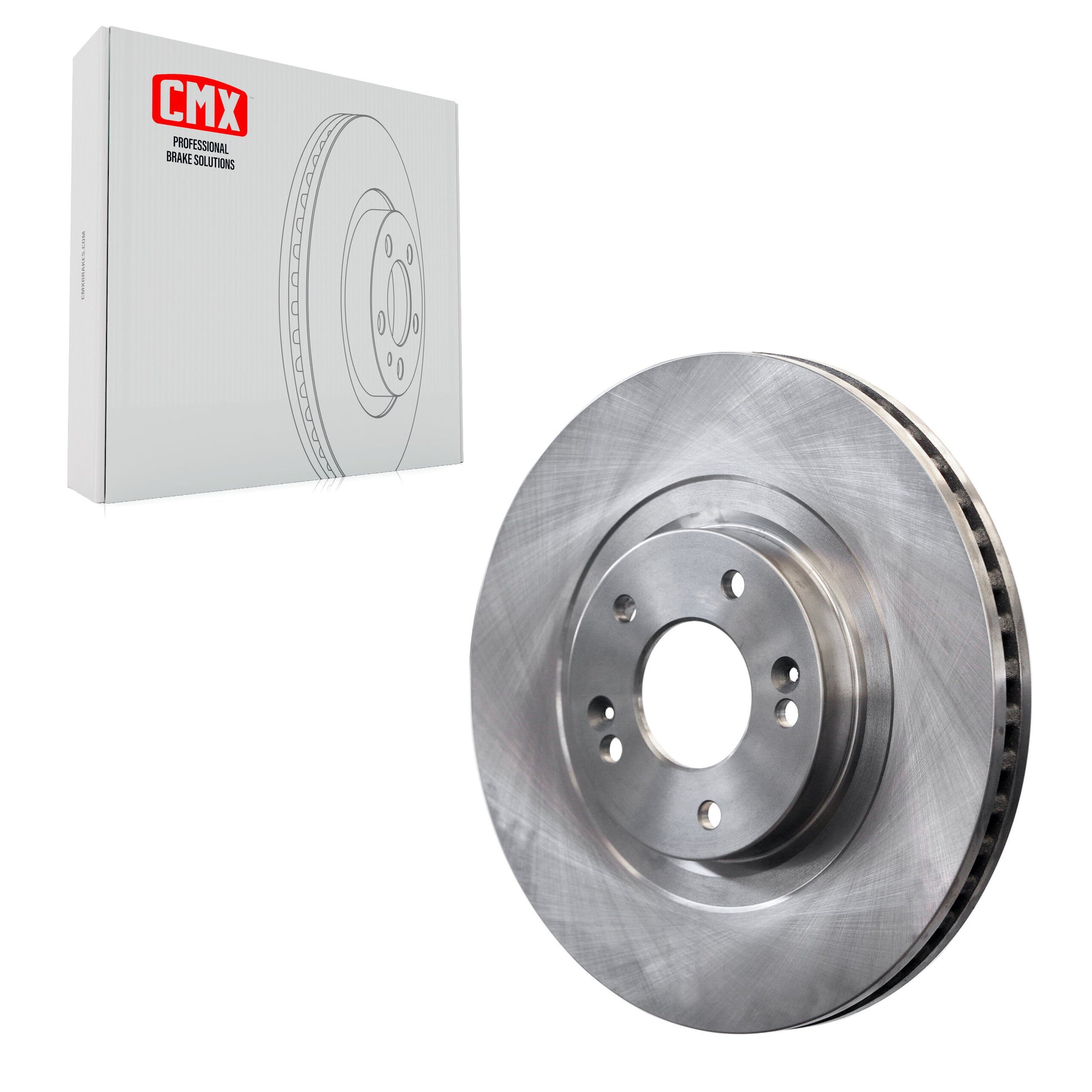 CMX 8-981010 Disc Brake Rotor for 2013-2020 Kia Sorento, Hyundai Santa Fe, Hyundai Santa Fe Sport - Front