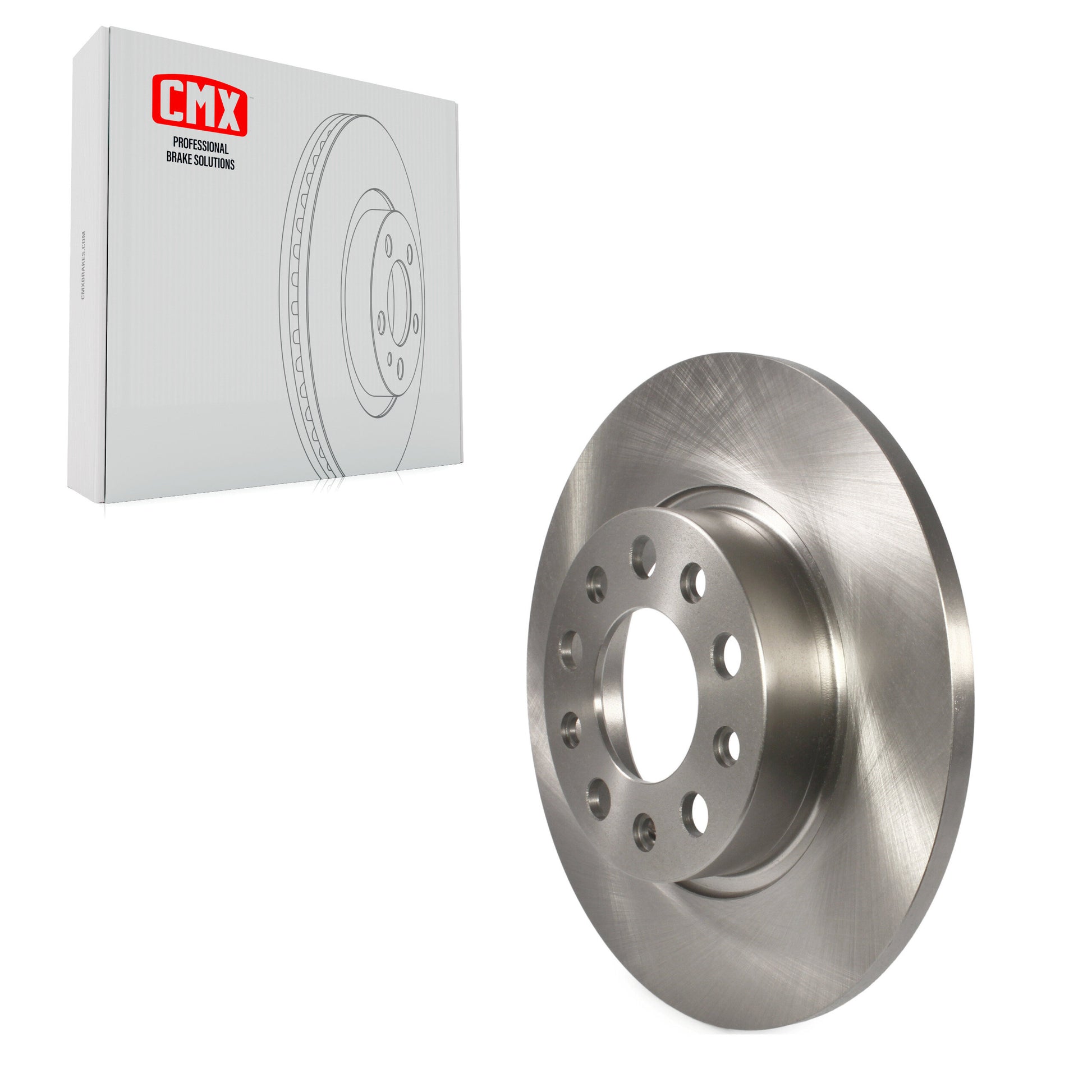CMX 8-981643 Disc Brake Rotor for 2015-2024 Dodge Hornet, Jeep Compass, Fiat 500X - Rear
