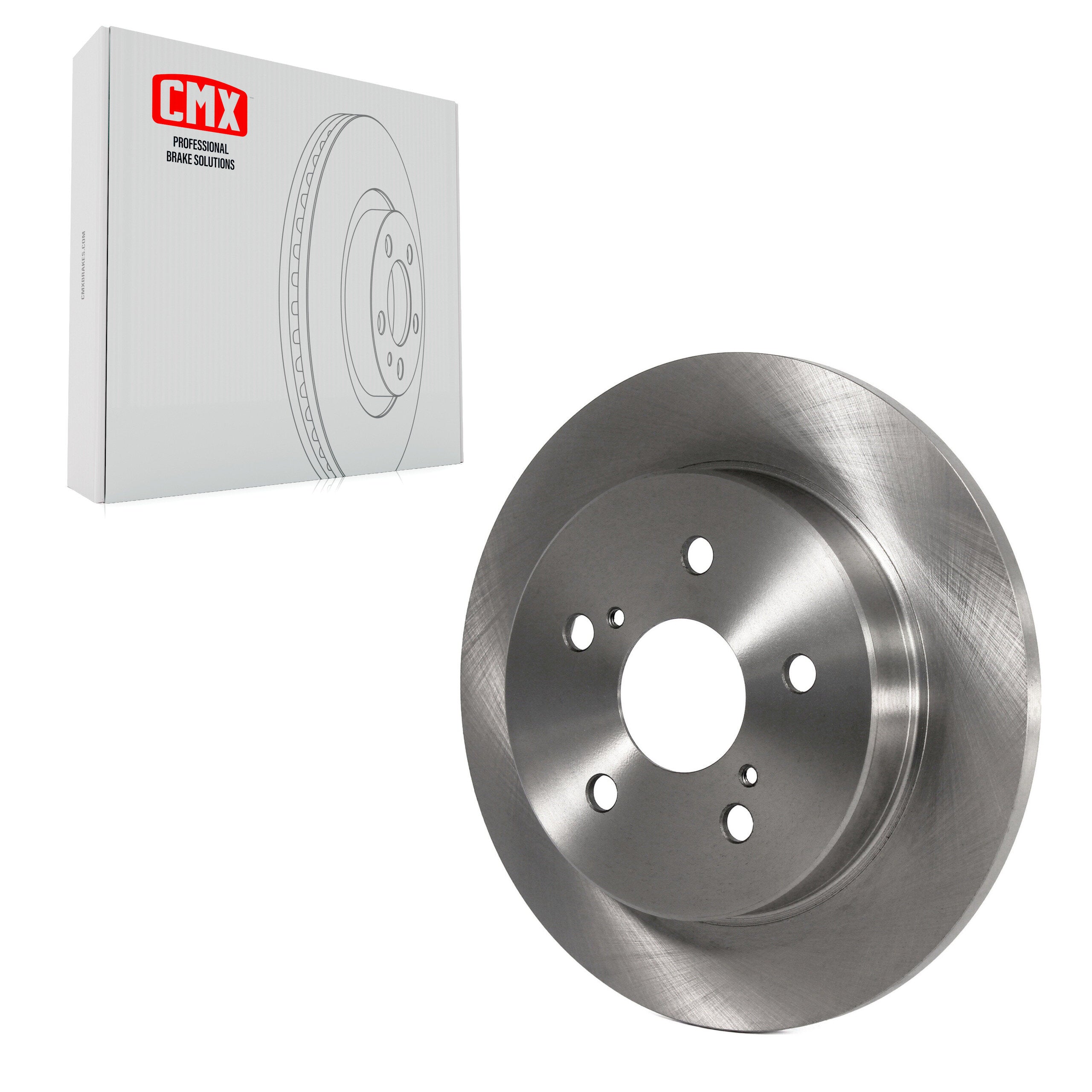 CMX 8-982045 Disc Brake Rotor for 2015-2024 Toyota Camry, Toyota Prius, Toyota Prius Prime - Rear