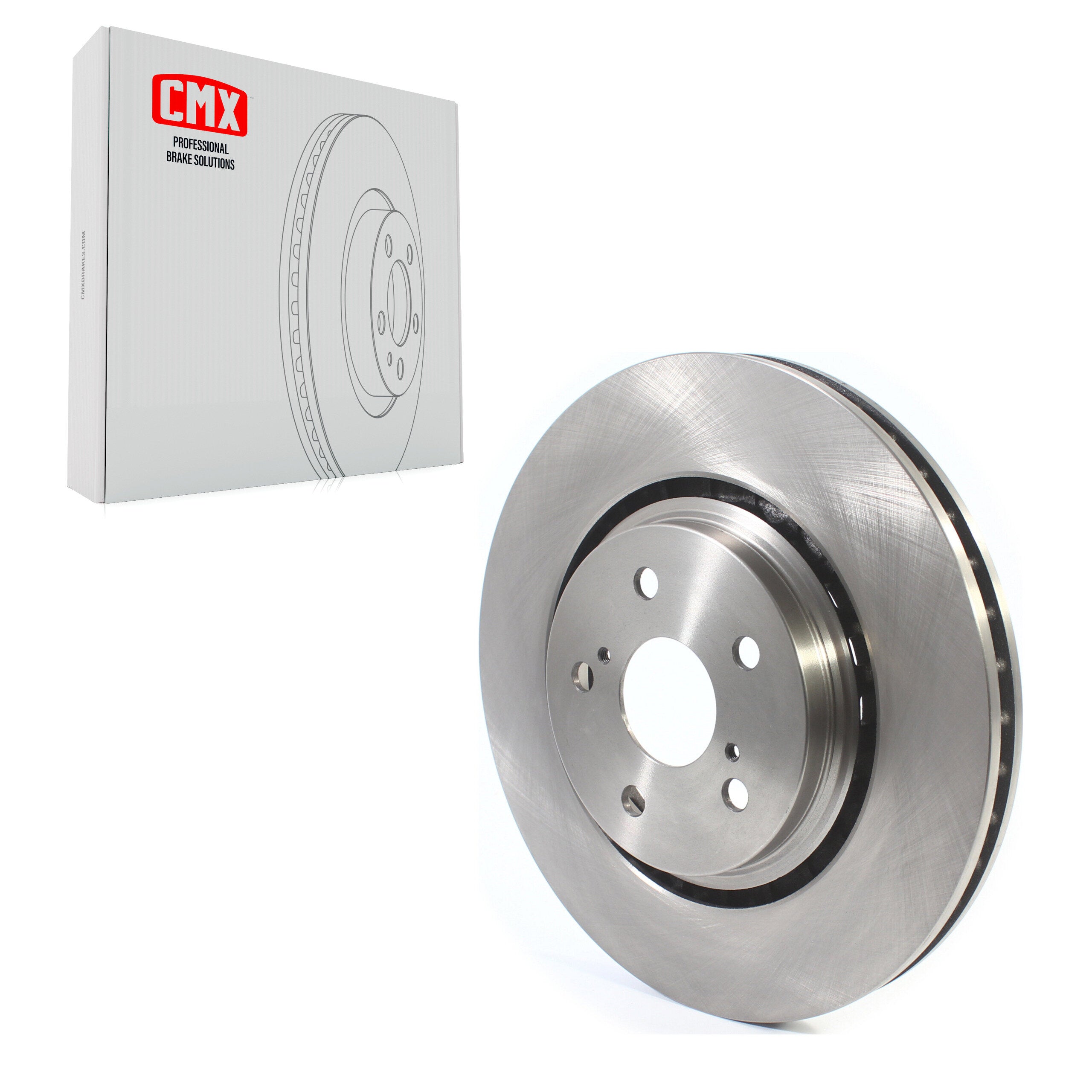 CMX 8-982050 Disc Brake Rotor for 2016-2024 Toyota Crown, Lexus NX250, Lexus NX350 - Front