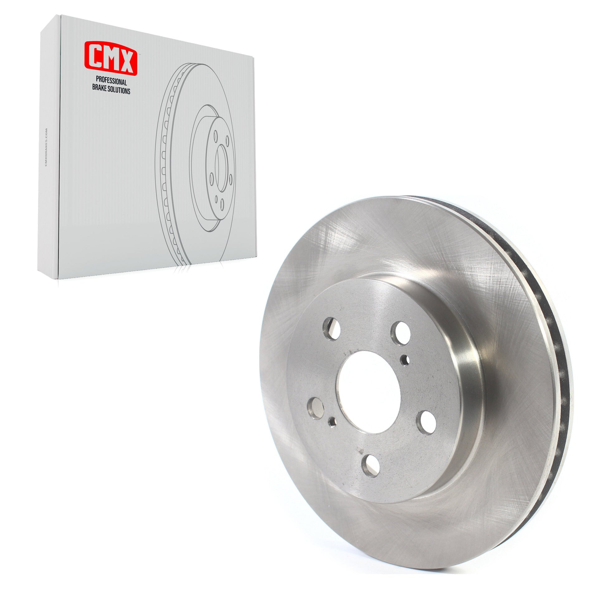 CMX 8-982071 Disc Brake Rotor for 2016-2022 Toyota Corolla, Toyota Prius AWD-e, Toyota Prius Prime - Front