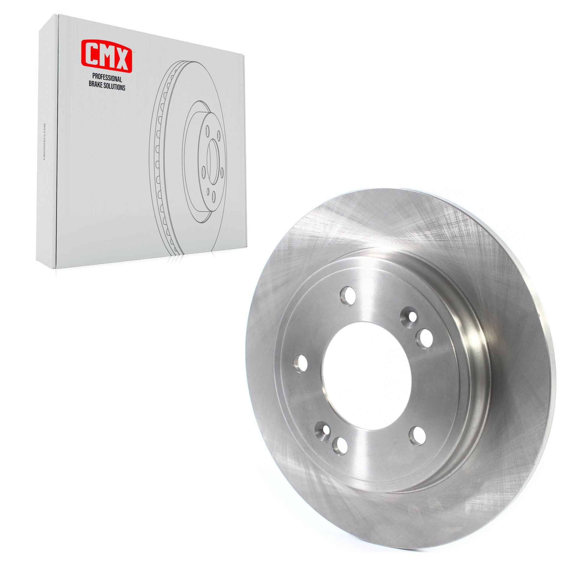CMX 8-982143 Disc Brake Rotor for 2017-2024 Kia Forte, Kia Forte5, Hyundai Elantra - Rear