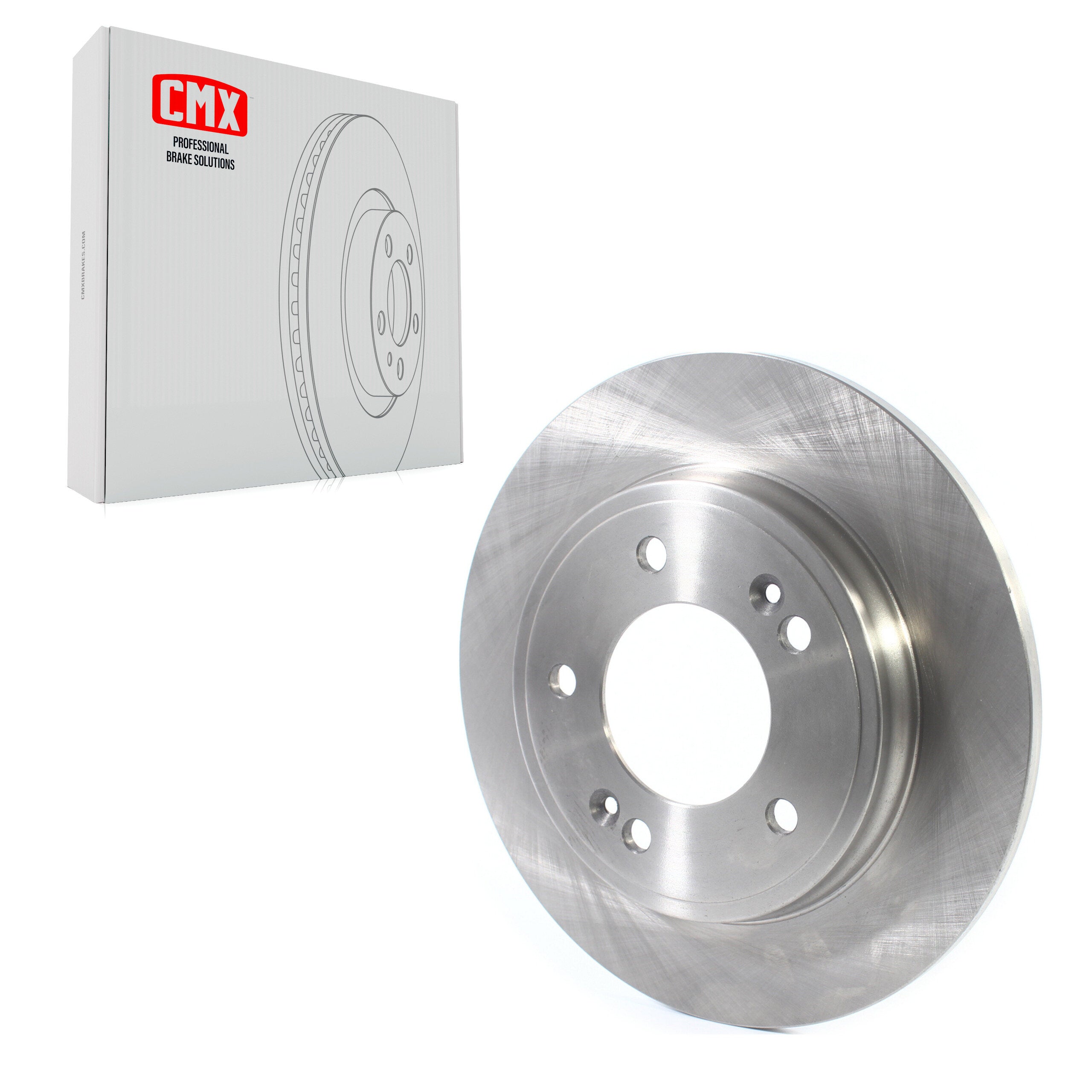 CMX 8-982143 Disc Brake Rotor for 2017-2024 Kia Forte, Kia Forte5, Hyundai Elantra - Rear
