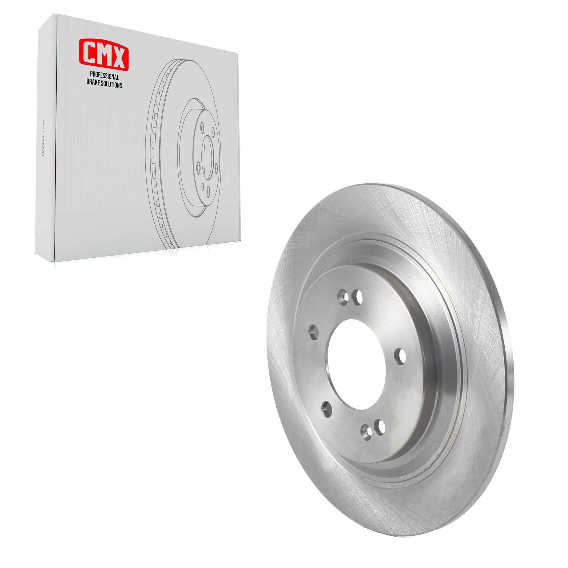 CMX 8-982146 Disc Brake Rotor for 2017-2023 Kia Cadenza, Kia Soul EV, Hyundai Kona Electric - Rear