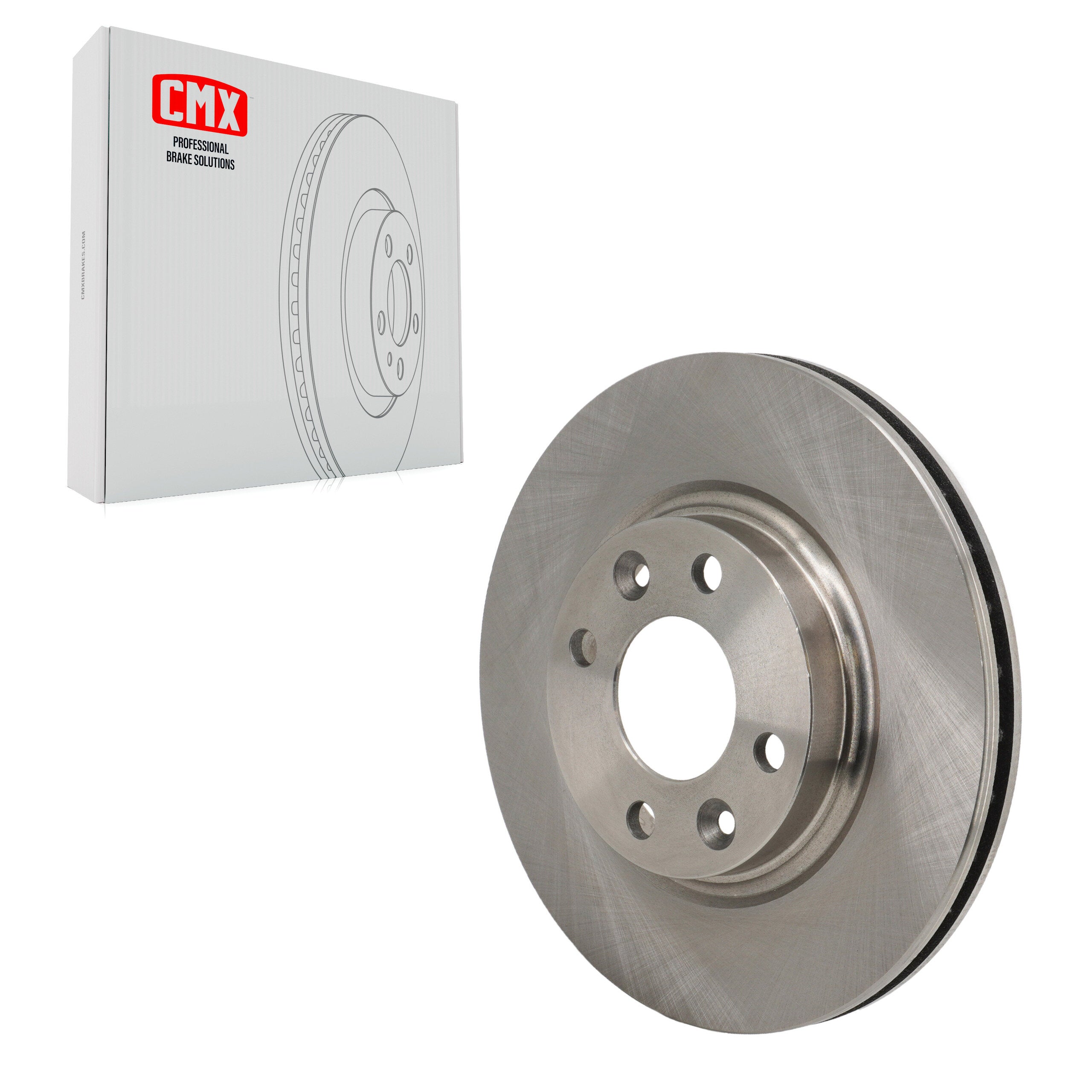 CMX 8-982160 Disc Brake Rotor for 2016-2019 Smart EQ fortwo, Smart Fortwo, Smart Forfour - Front