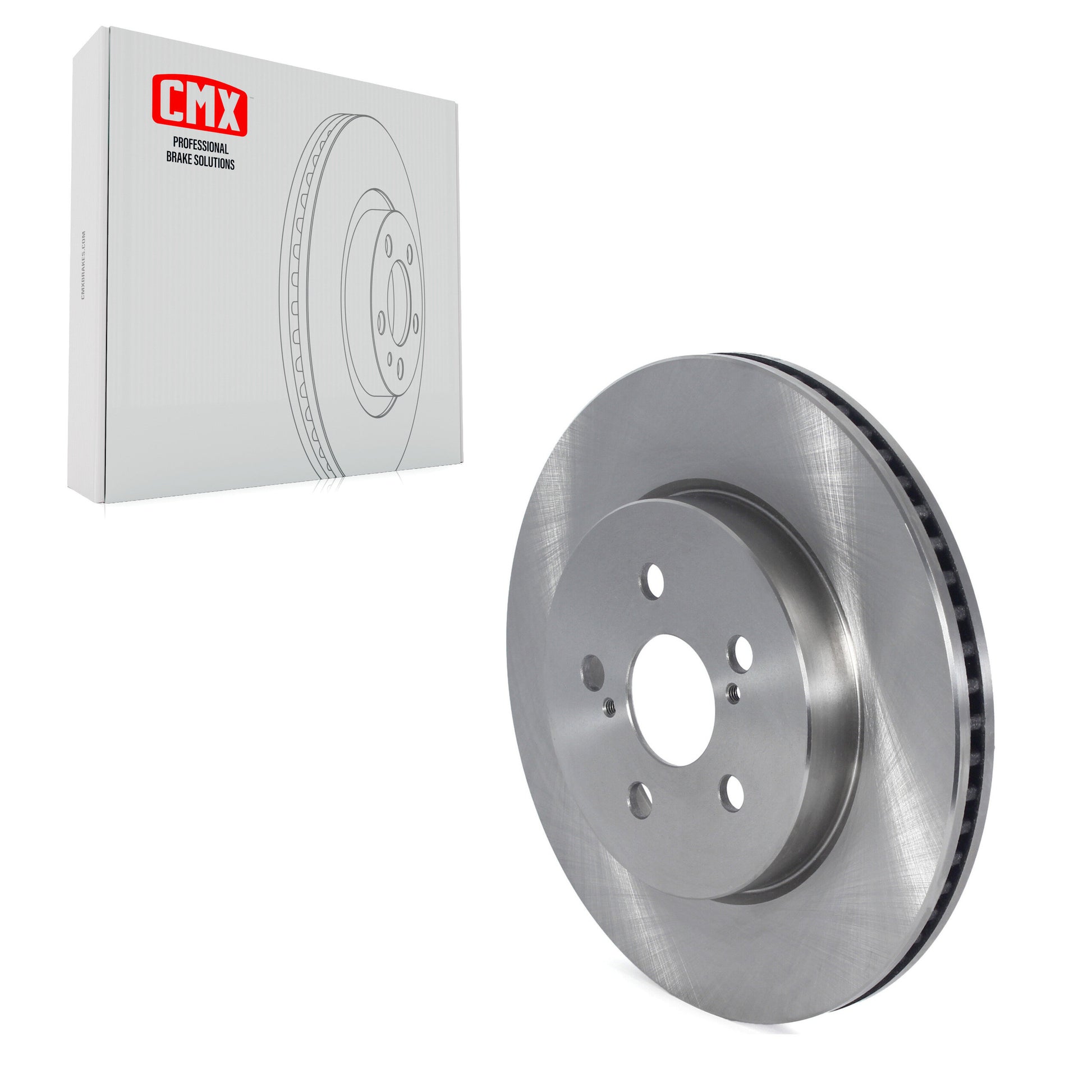 CMX 8-982491 Disc Brake Rotor for 2019-2025 Toyota Corolla, Toyota Prius Prime - Front