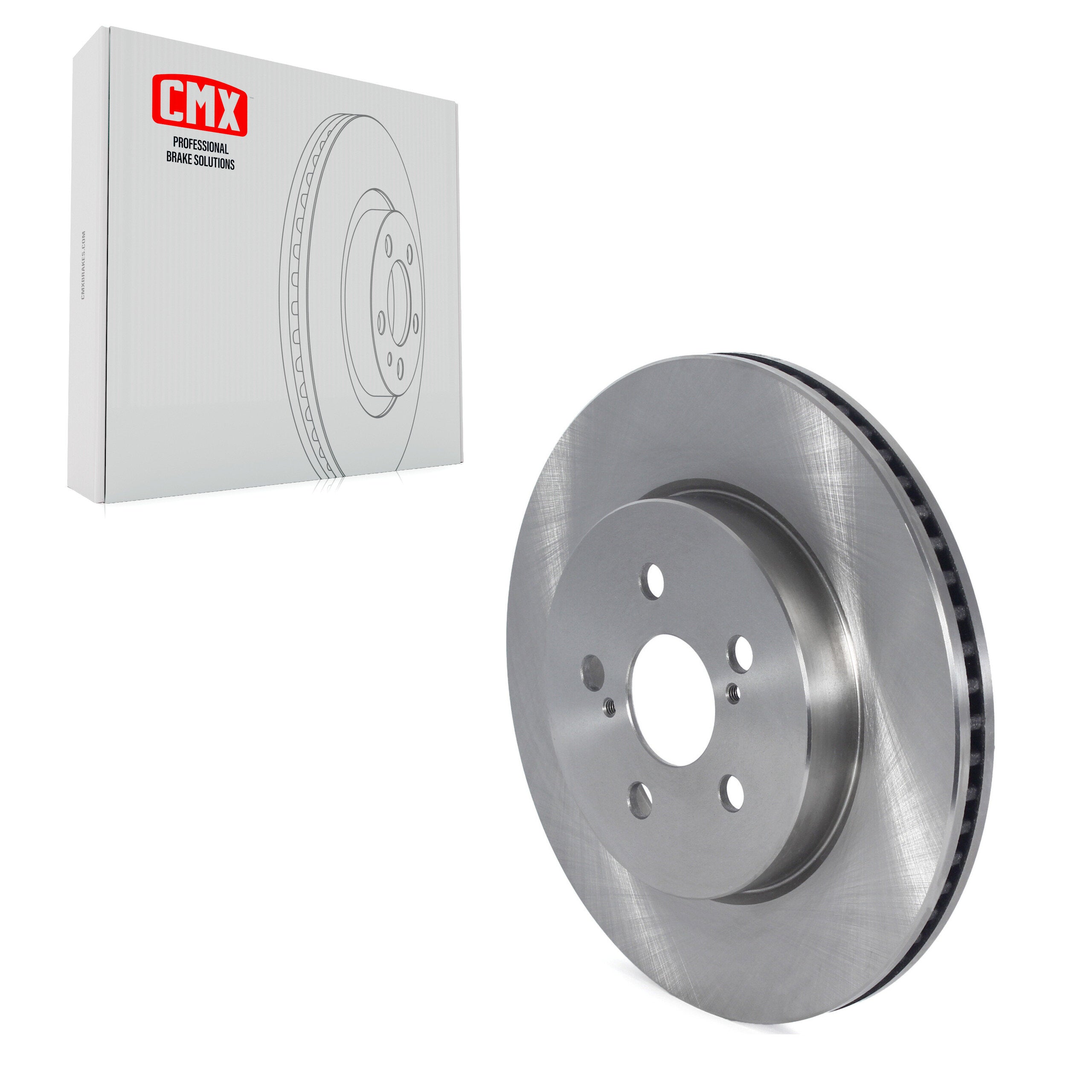 CMX 8-982491 Disc Brake Rotor for 2019-2025 Toyota Corolla, Toyota Prius Prime - Front