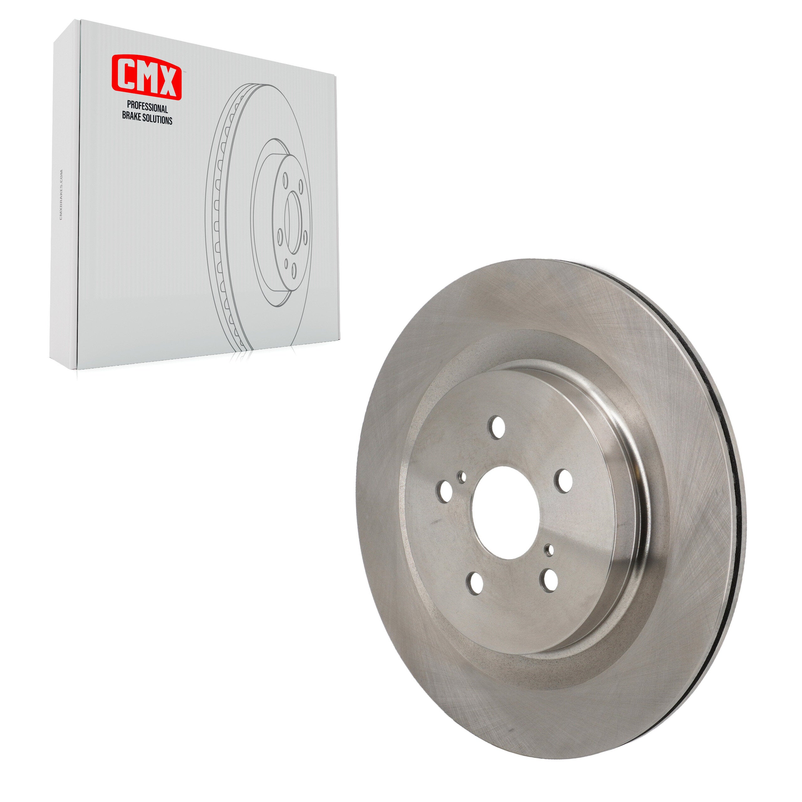 CMX 8-982706 Disc Brake Rotor for 2020-2025 Lexus RX450h+, Lexus RX350, Lexus RX350h - Rear