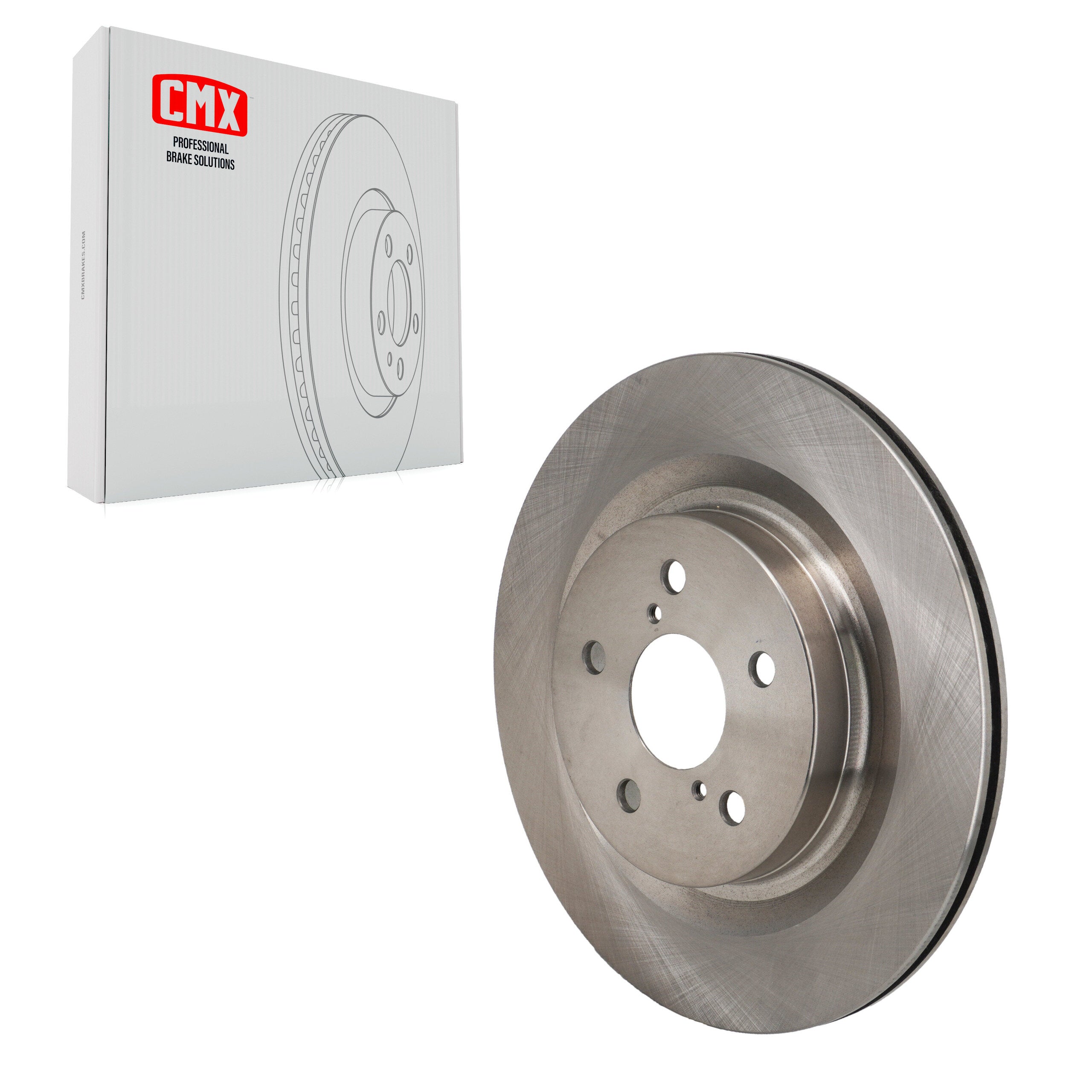 CMX 8-982752 Disc Brake Rotor for 2021-2023 Lexus RZ450e, Subaru Solterra, Toyota bZ4X - Rear