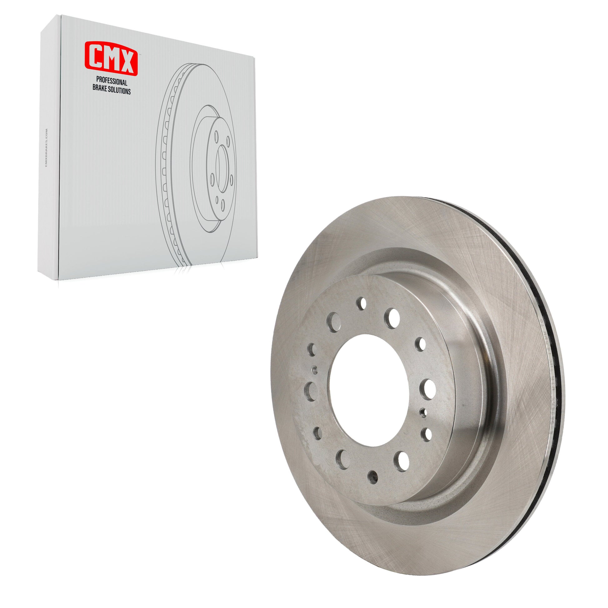 CMX 8-982853 Disc Brake Rotor for 2022-2024 Toyota Sequoia, Lexus LX600, Toyota Tundra - Rear