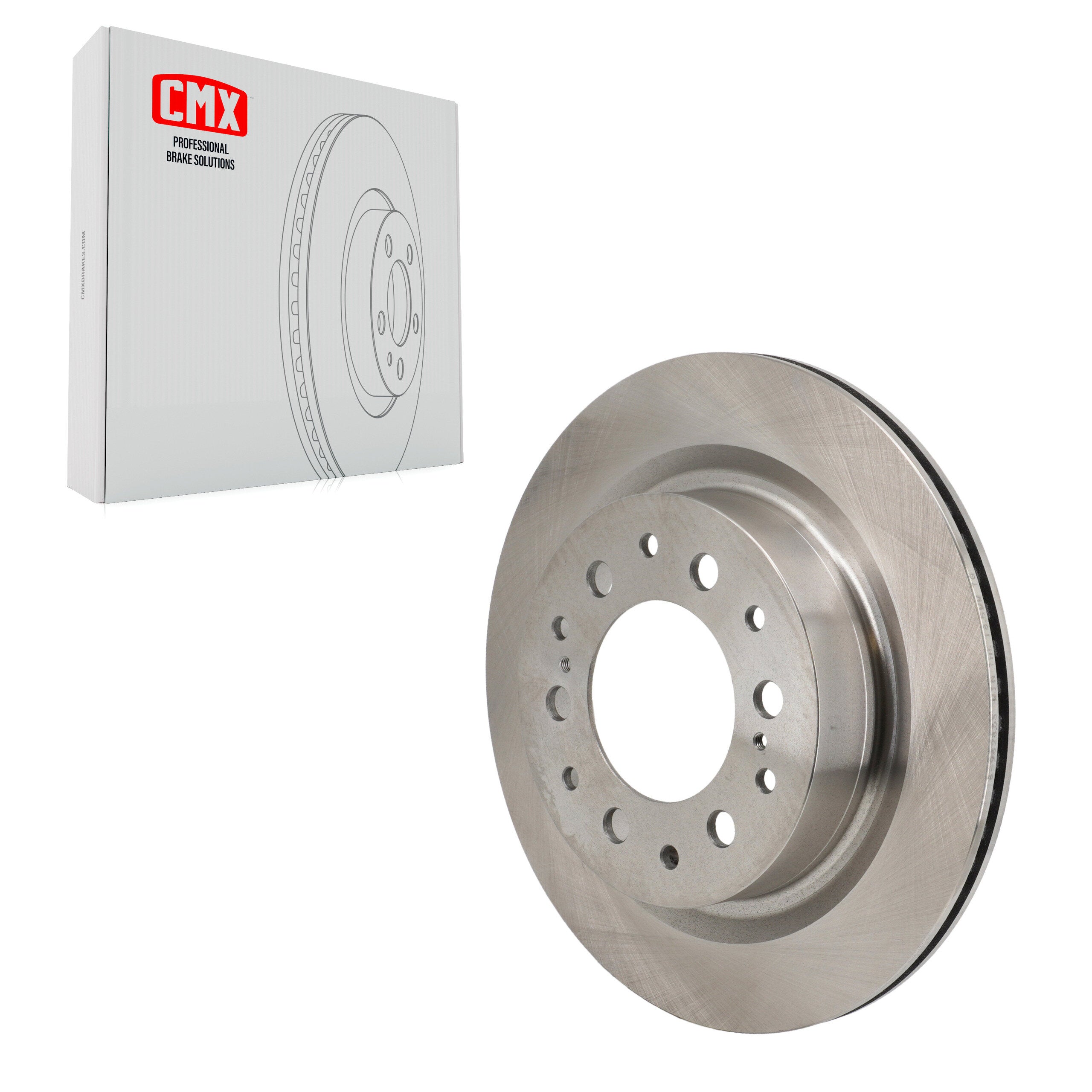 CMX 8-982853 Disc Brake Rotor for 2022-2024 Toyota Sequoia, Lexus LX600, Toyota Tundra - Rear