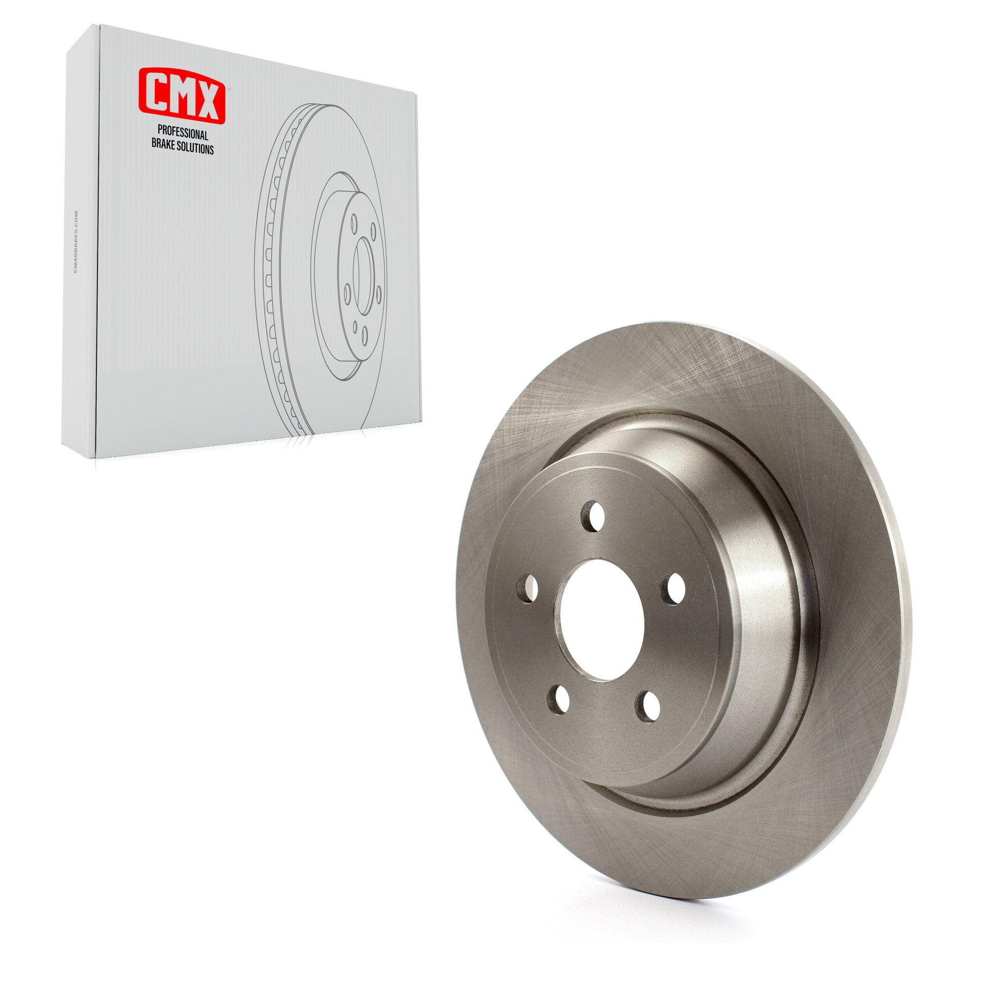 CMX 8-TQ8157 Disc Brake Rotor for 2015-2024 Ford Police Interceptor Utility, Ford Edge, Ford Police Responder Hybrid - Rear