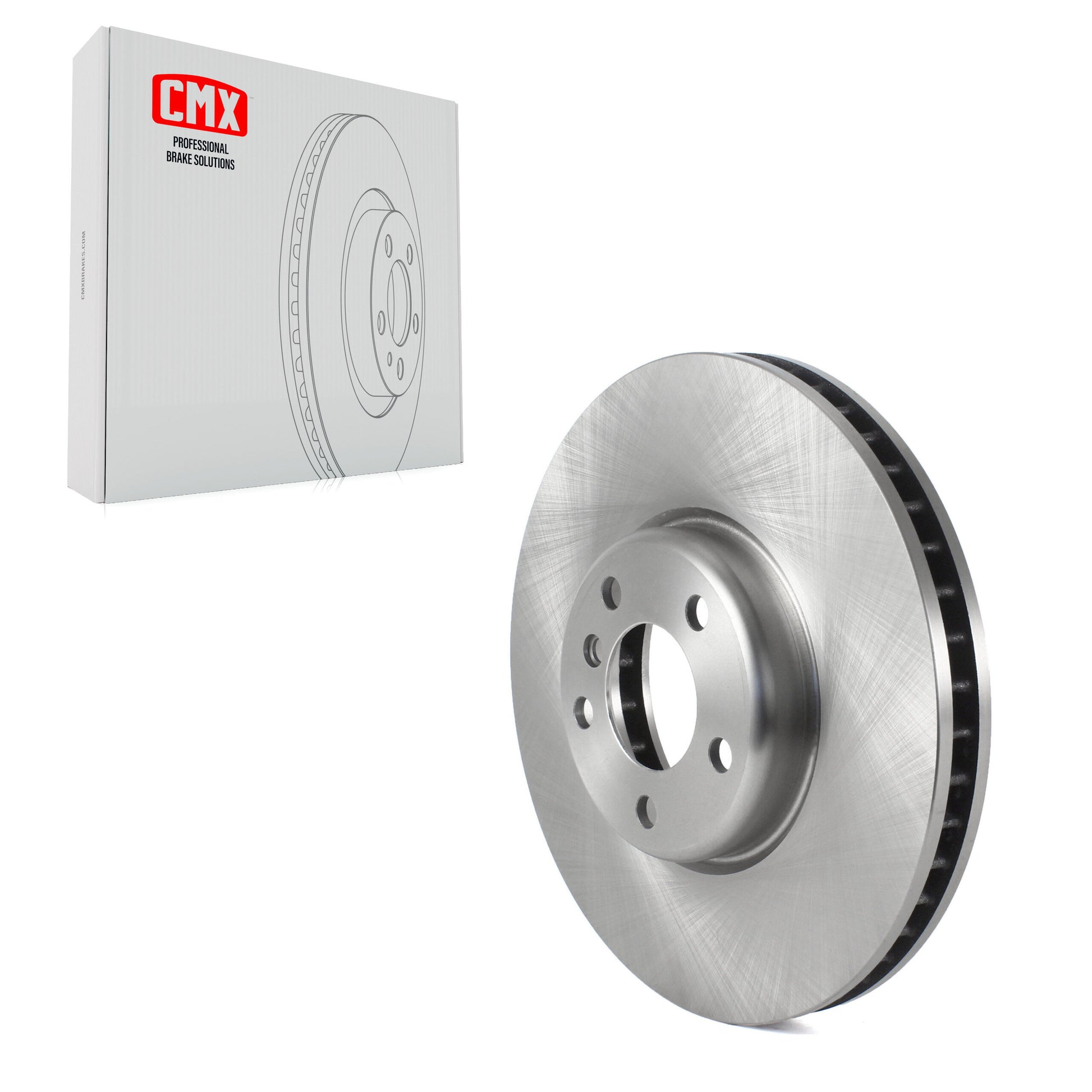 CMX 8-TQ8202 Disc Brake Rotor for 2010-2018 BMW 740Ld xDrive, BMW 528i, BMW 650i Gran Coupe - Front Left