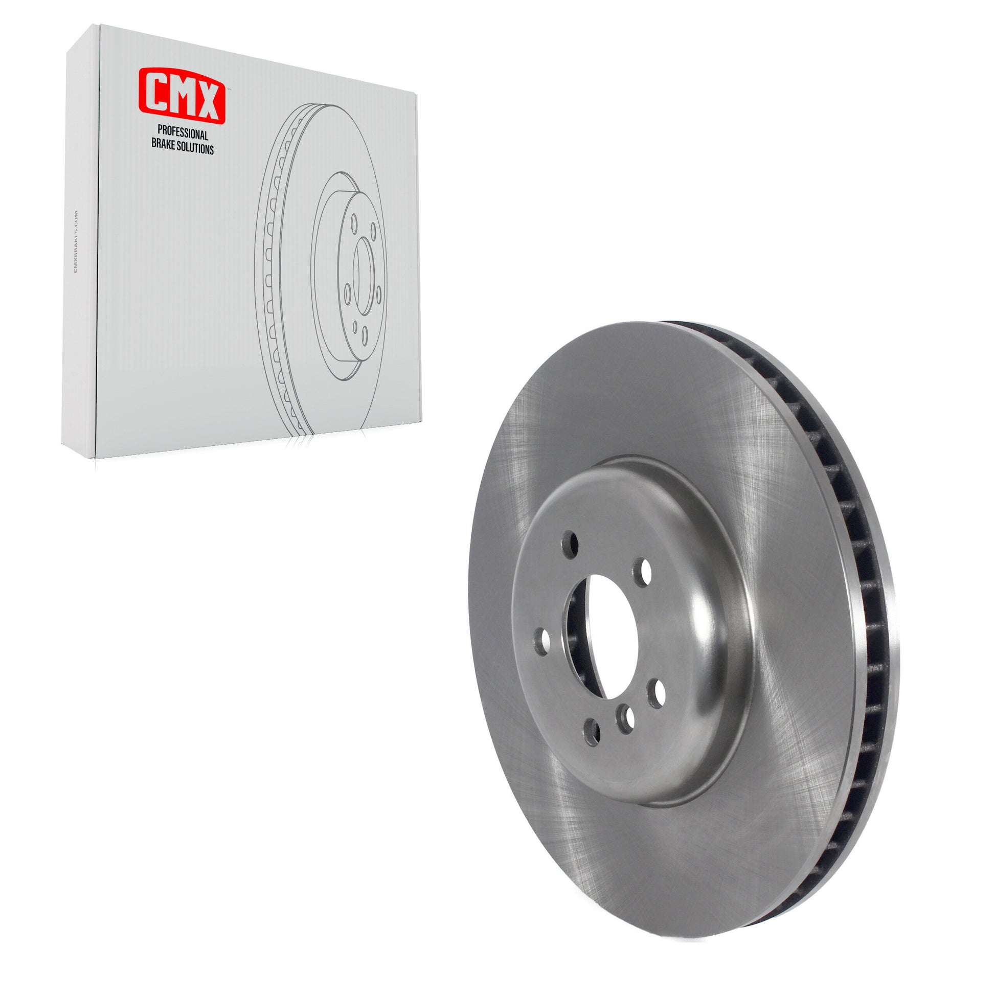 CMX 8-TQ8247 Disc Brake Rotor for 2009-2017 BMW 550i GT, BMW 550i GT xDrive, BMW 750i xDrive - Front Left