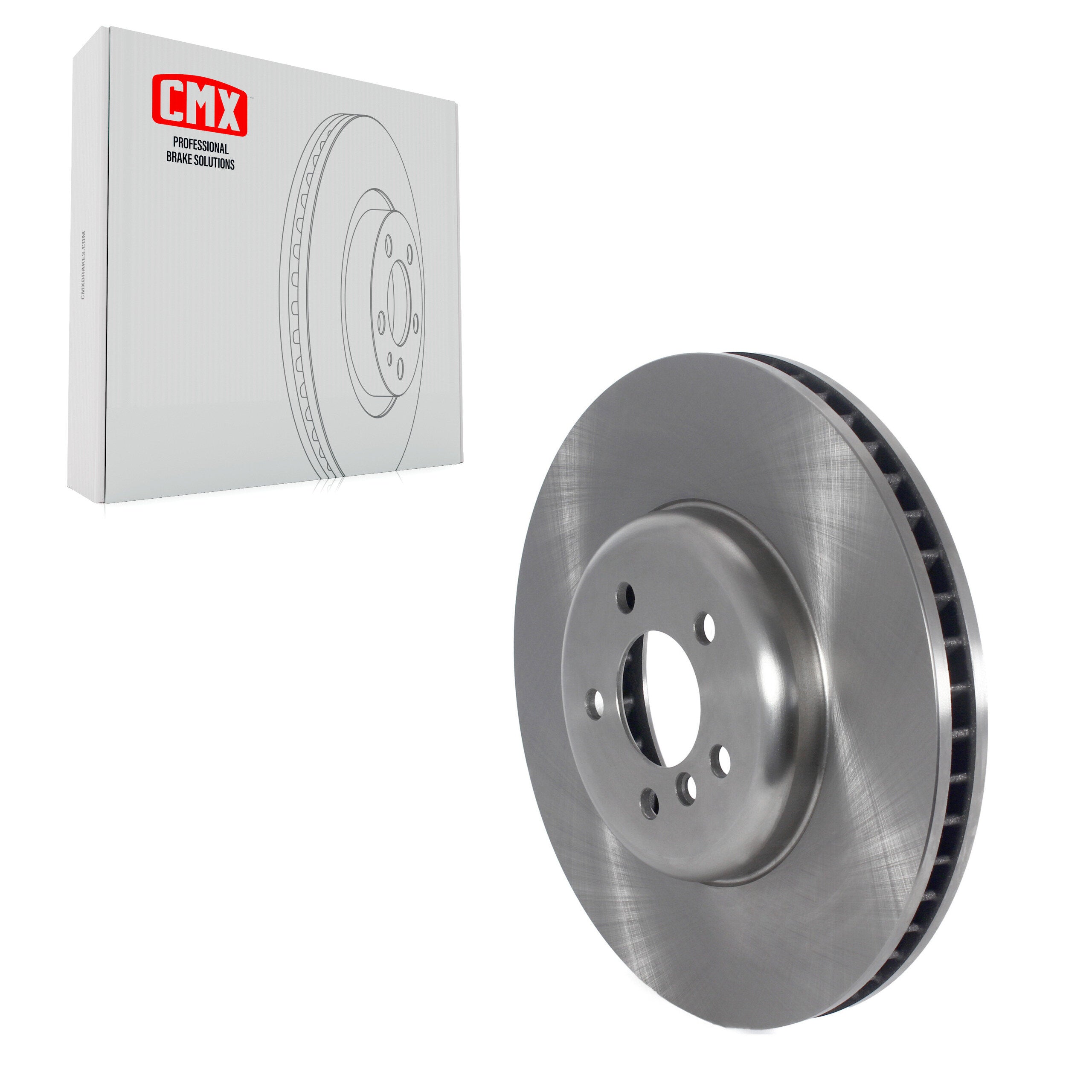 CMX 8-TQ8247 Disc Brake Rotor for 2009-2017 BMW 550i GT, BMW 550i GT xDrive, BMW 750i xDrive - Front Left