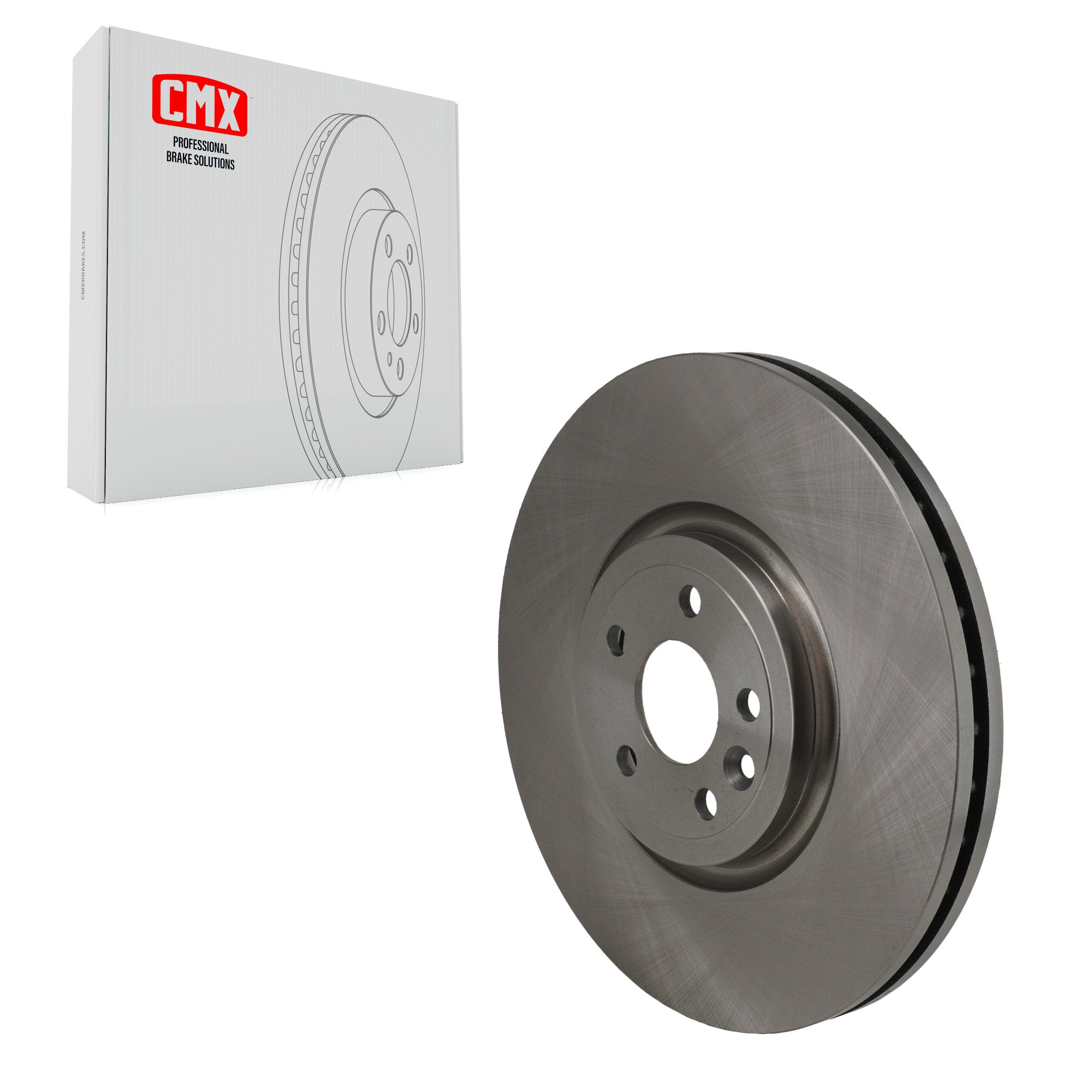 CMX 8-TQ8296 Disc Brake Rotor for 2017-2020 Jaguar I-Pace, Jaguar F-Pace, Land Rover Range Rover Velar - Front
