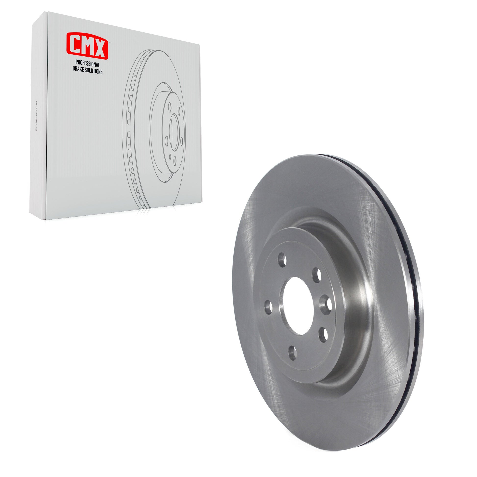 CMX 8-TQ8297 Disc Brake Rotor for 2017-2019 Jaguar F-Pace, Jaguar I-Pace, Land Rover Discovery Sport - Rear