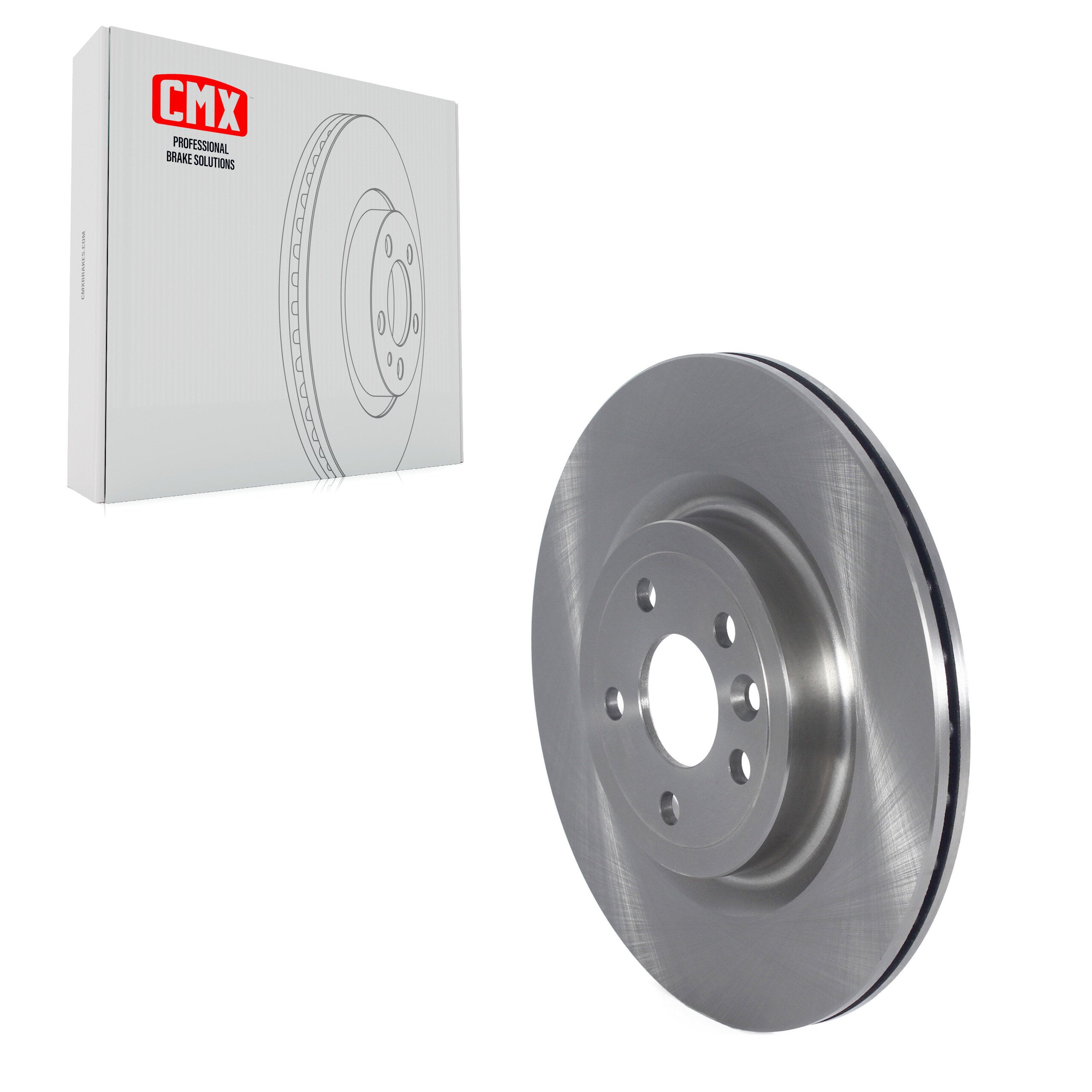 CMX 8-TQ8297 Disc Brake Rotor for 2017-2019 Jaguar F-Pace, Jaguar I-Pace, Land Rover Discovery Sport - Rear