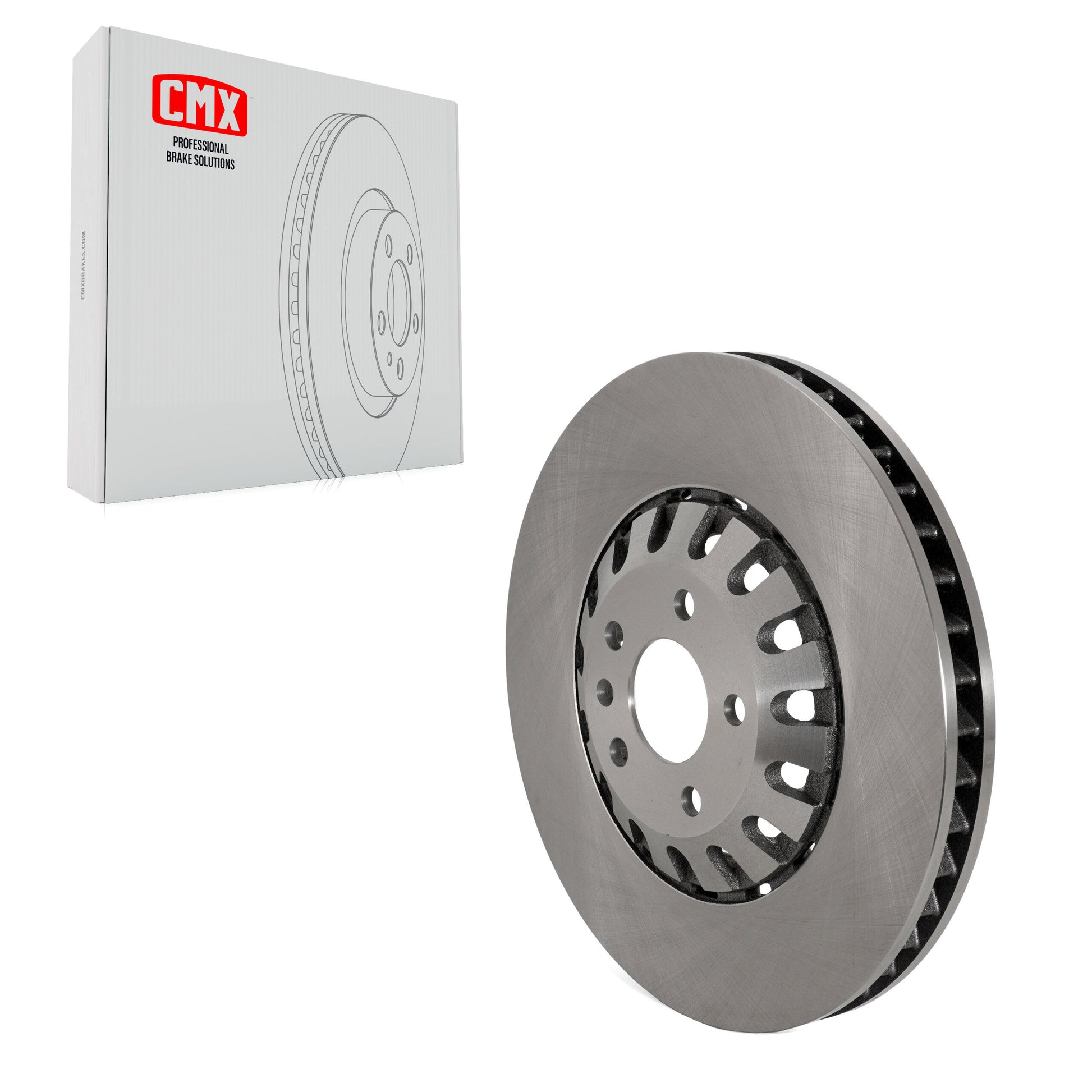 CMX 8-TQ8348 Disc Brake Rotor for 2016-2022 Audi e-tron Sportback, Audi A6 Quattro, Audi A7 Sportback - Front