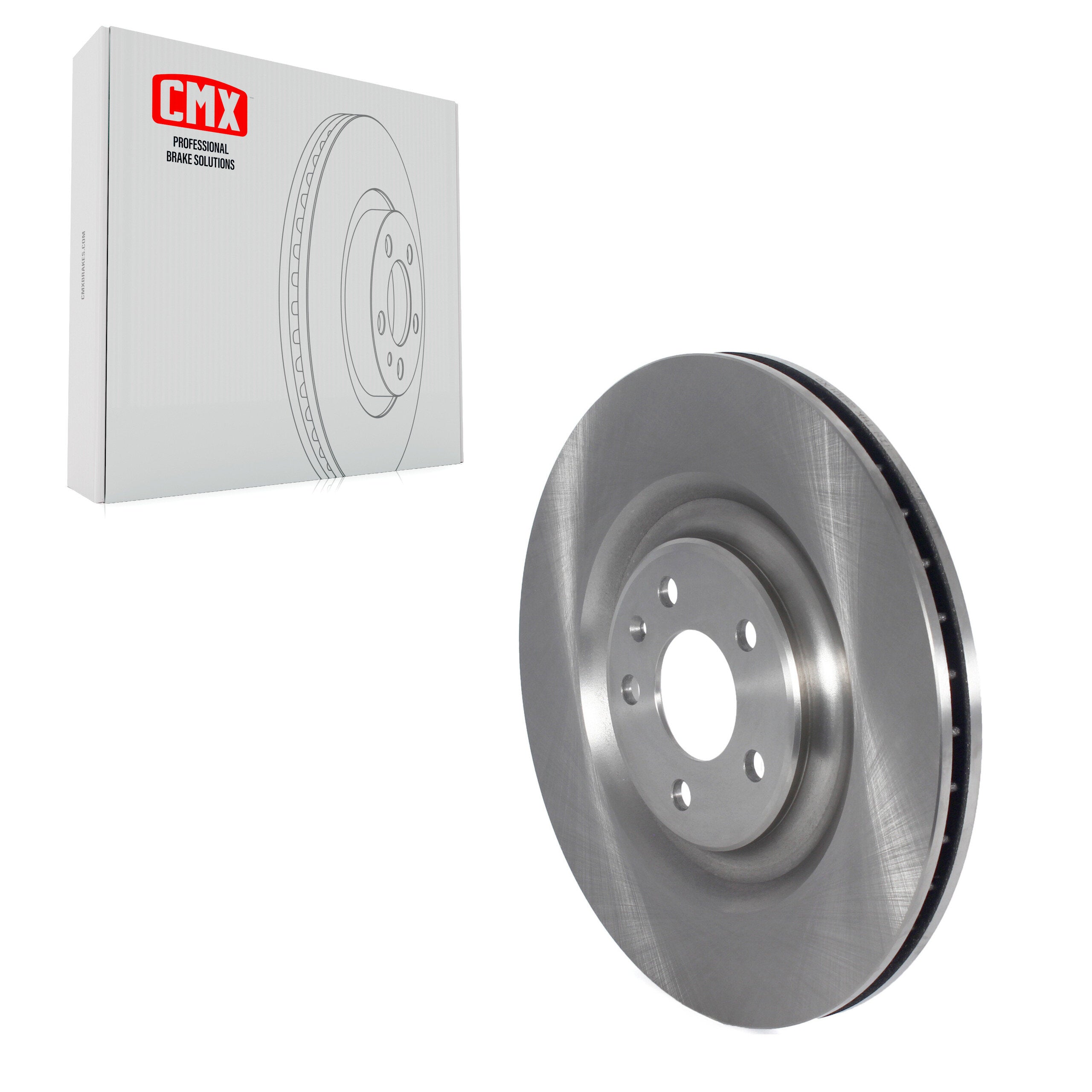 CMX 8-TQ8349 Disc Brake Rotor for 2016-2025 Audi e-tron S, Audi e-tron S Sportback, Audi Q7 - Rear