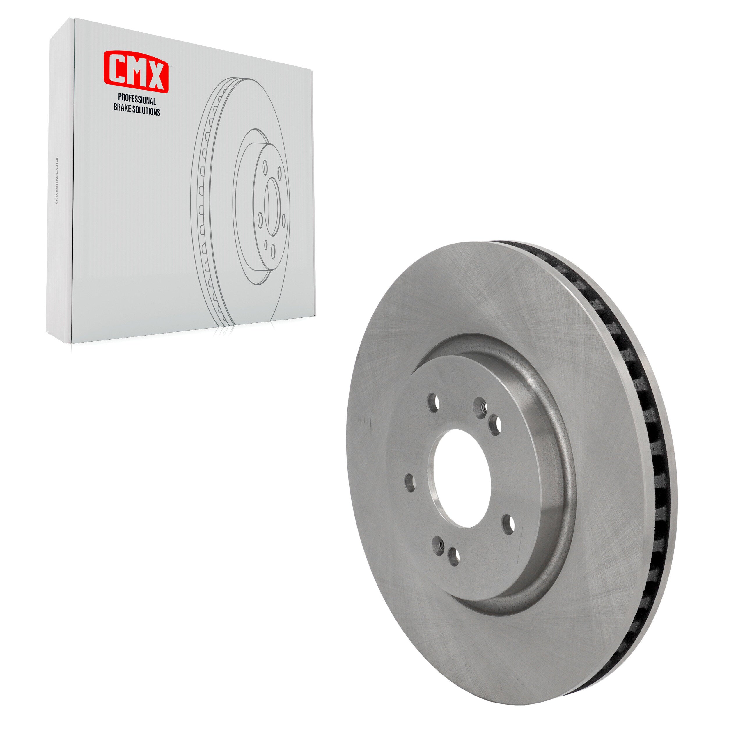 CMX 8-TQ8463 Disc Brake Rotor for 2022-2024 Kia EV6, Hyundai Ioniq 6, Kia Sportage - Front