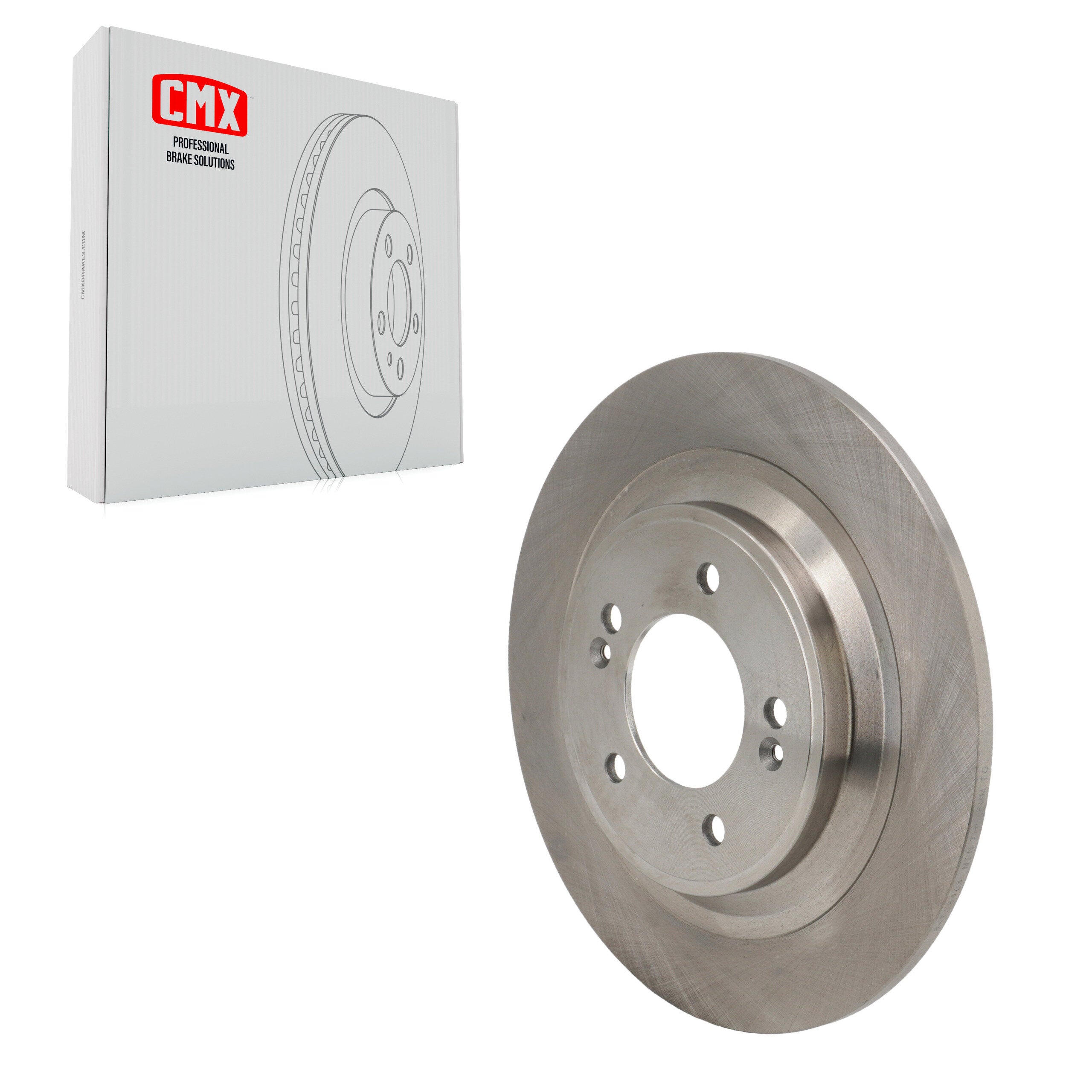 CMX 8-TQ8464 Disc Brake Rotor for 2022-2025 Hyundai Kona Electric, Kia Sportage, Hyundai Tucson - Rear