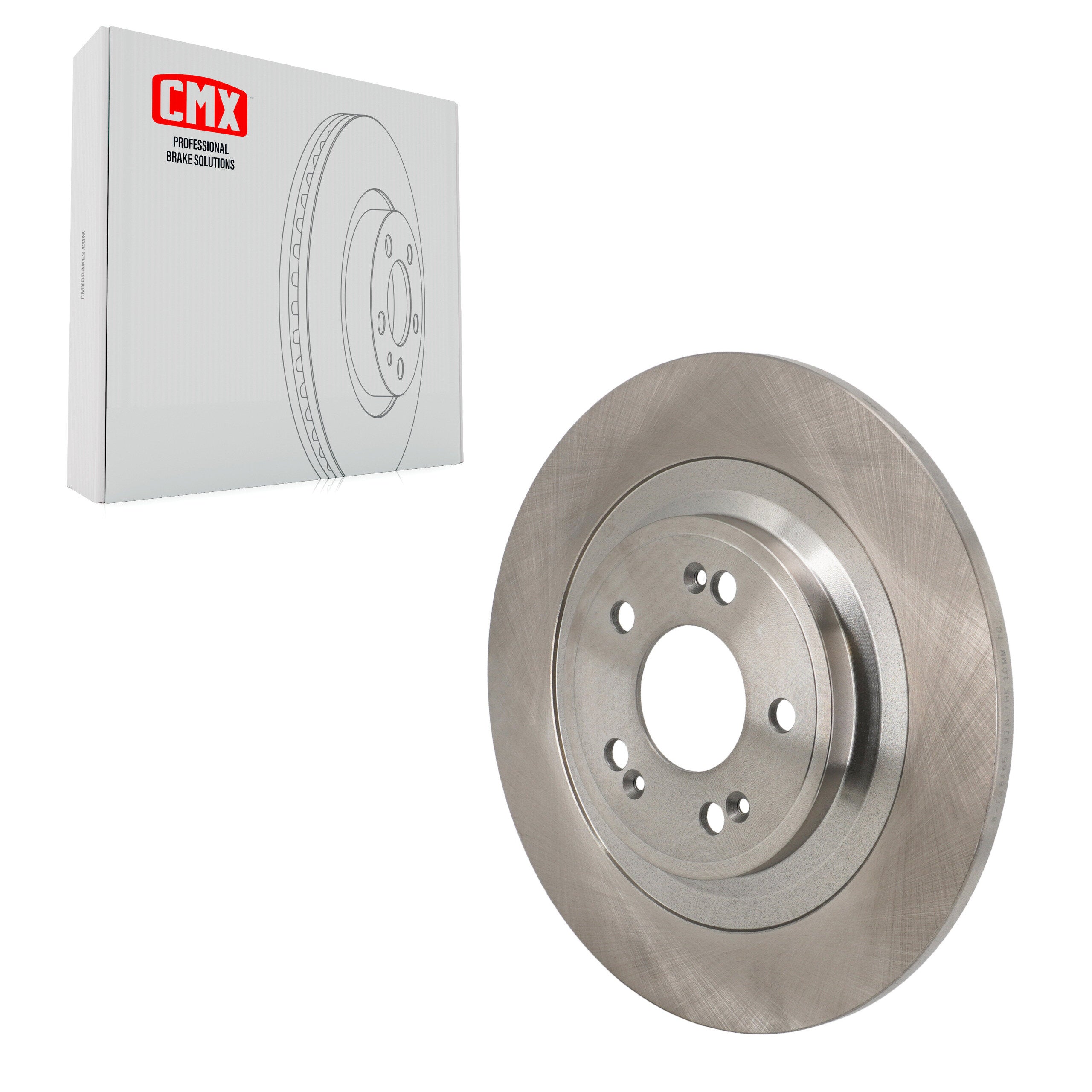 CMX 8-TQ8465 Disc Brake Rotor for 2021-2023 Genesis GV60, Hyundai Ioniq 6, Kia EV6 - Rear