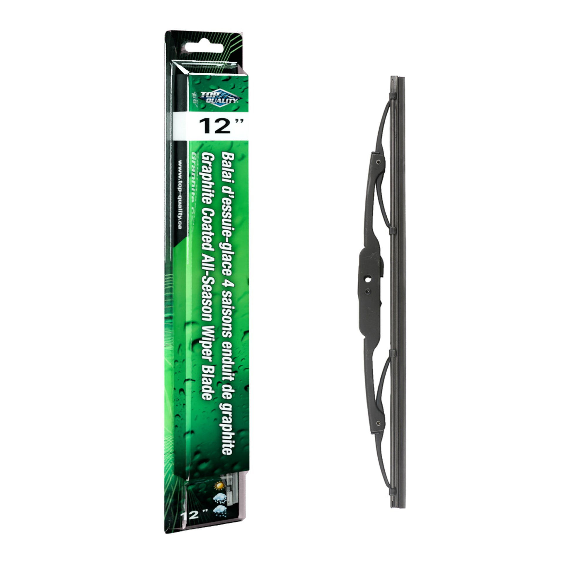 Top Quality 90-20121 Windshield Wiper Blade for 1982-2019 Nissan Versa Note, Jeep Liberty, Hummer H3 - Front Right, Rear
