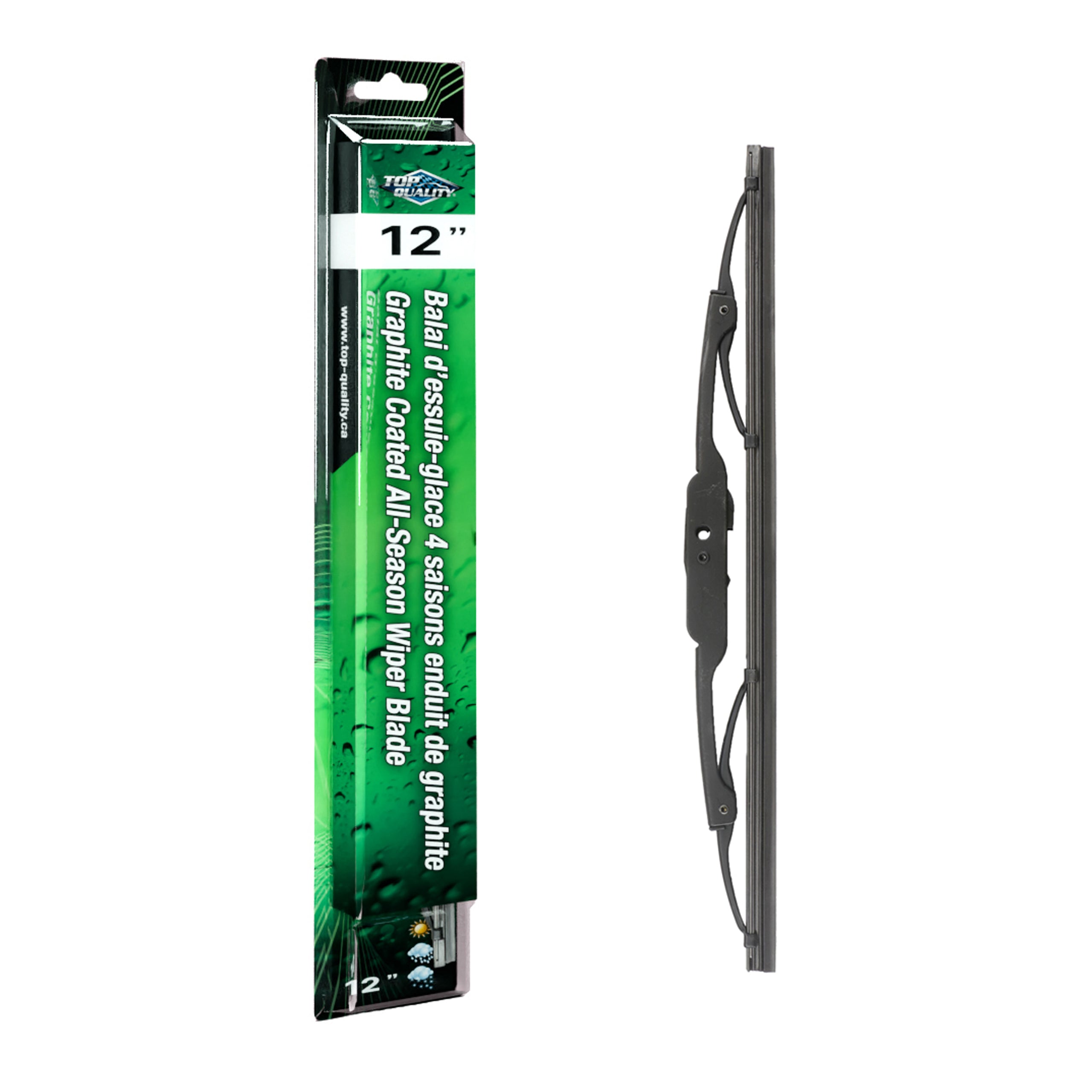 Top Quality 90-20121 Windshield Wiper Blade for 1982-2019 Nissan Versa Note, Jeep Liberty, Hummer H3 - Front Right, Rear