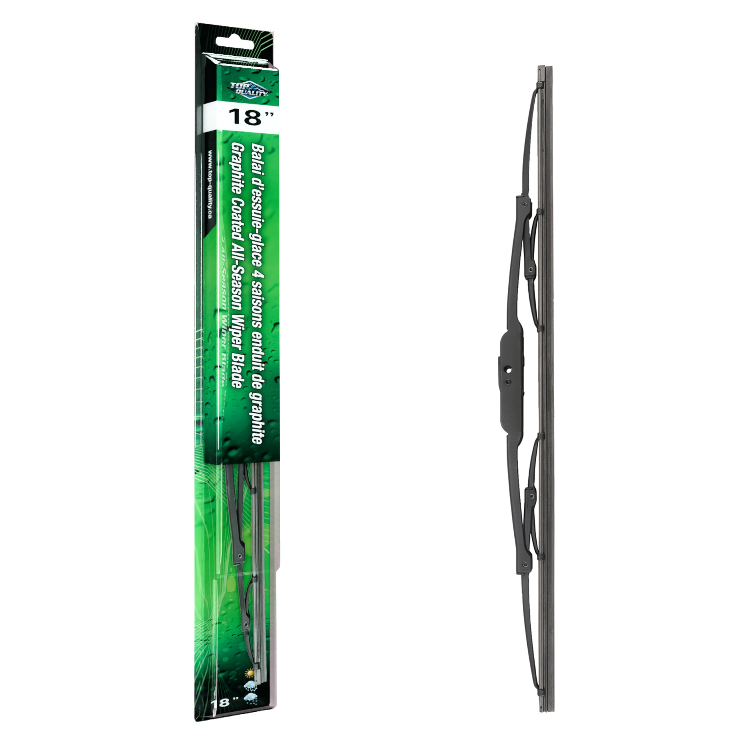 Top Quality 90-20181 Windshield Wiper Blade for 1975-2022 Hyundai Ioniq 5, Chevrolet Trailblazer, Hyundai Elantra - Front Right, Front, Rear